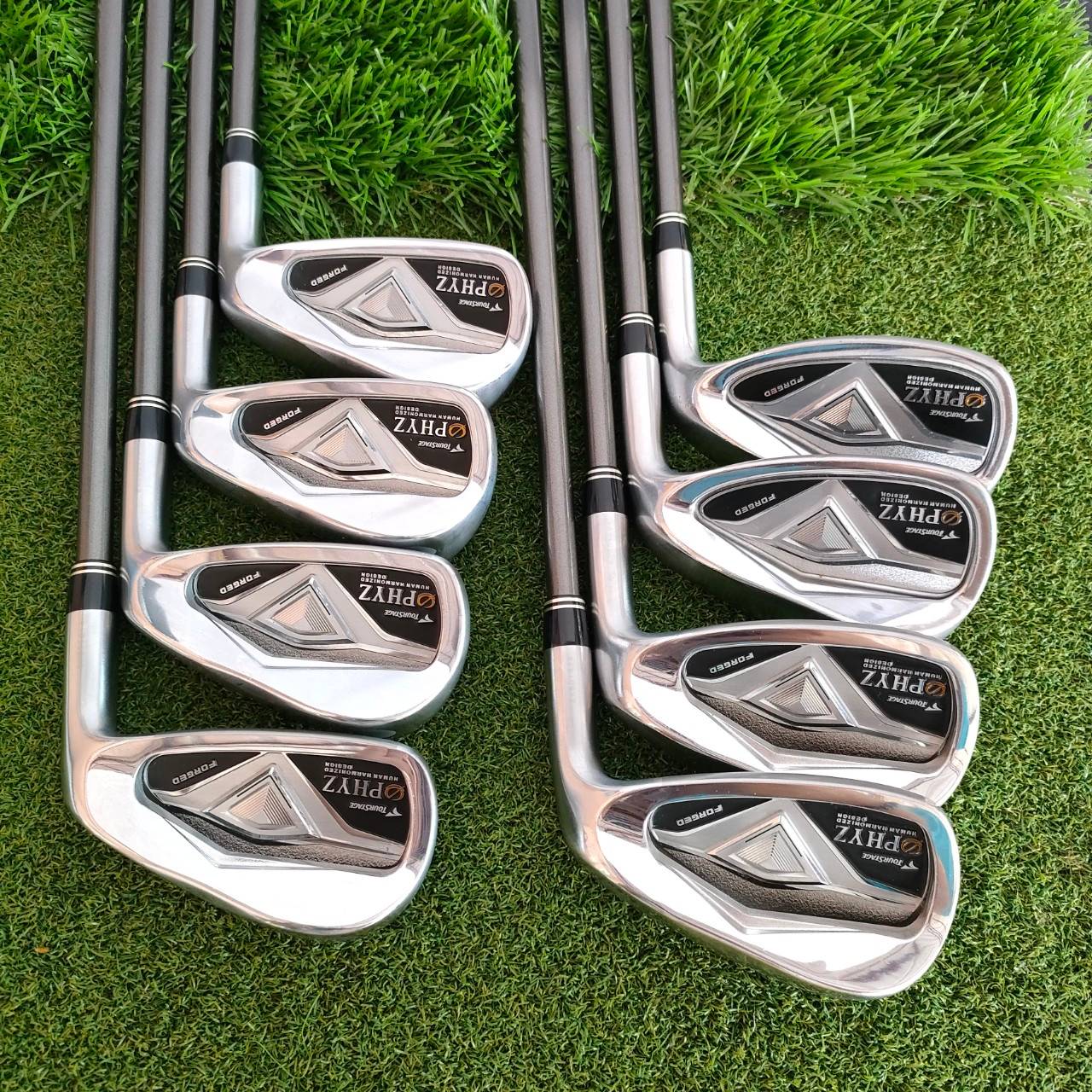 ชุดเหล็ก TOURSTAGE PHYZ FORGED มีเหล็ก 4- 9 PW P/S ชุดใหญ่สุด 8 ชิ้น เป็นชุดเหล็ดที่ดีที่สุด และพรีเมี่ยมสูงสุด ของแบรนด์ TOURSTAGE ตีไกล นุ่มจัดๆ