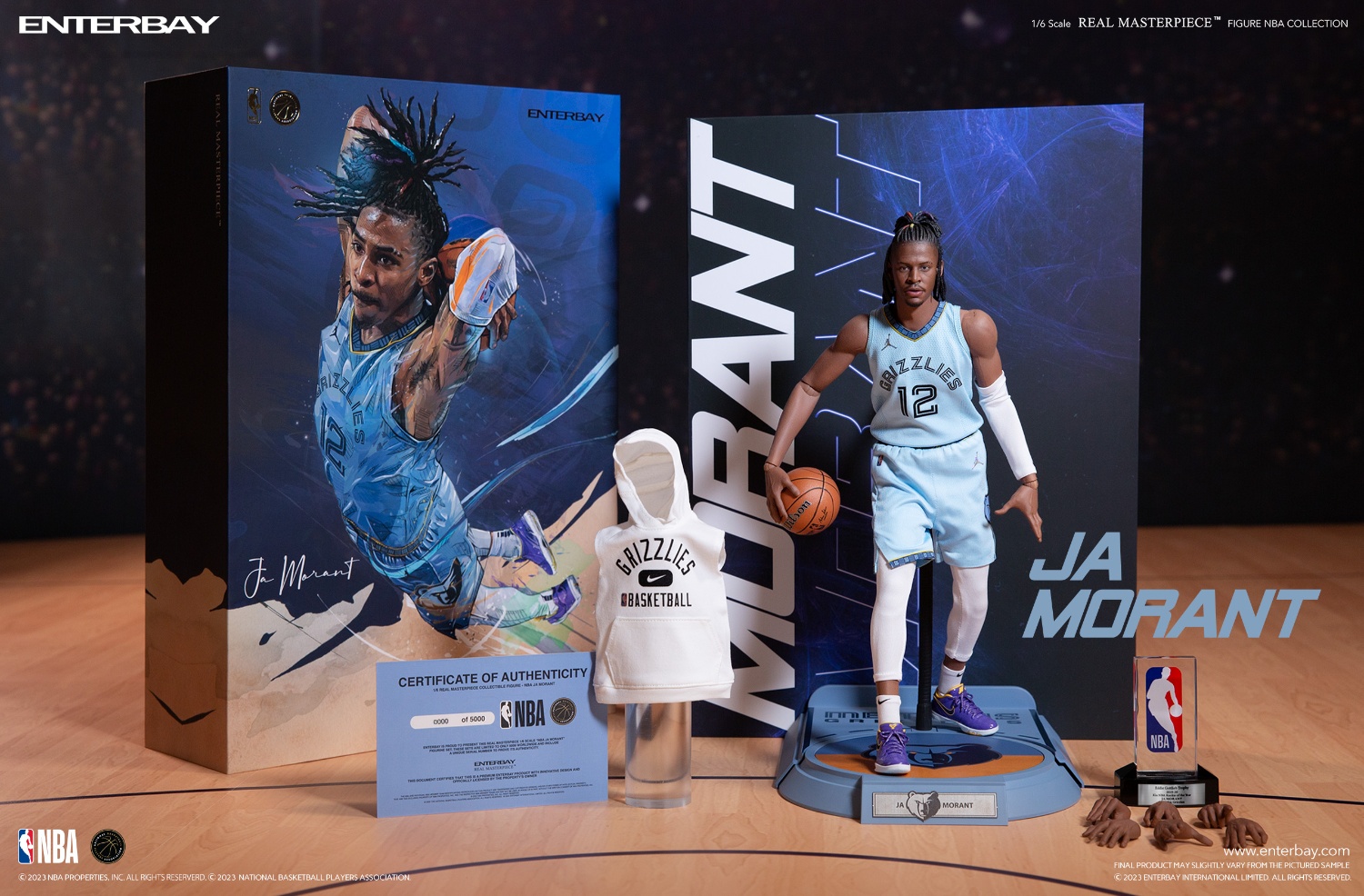 [สั่งจอง] ENTERBAY RM-1091 1/6 : Real Master JA NORANT NBA