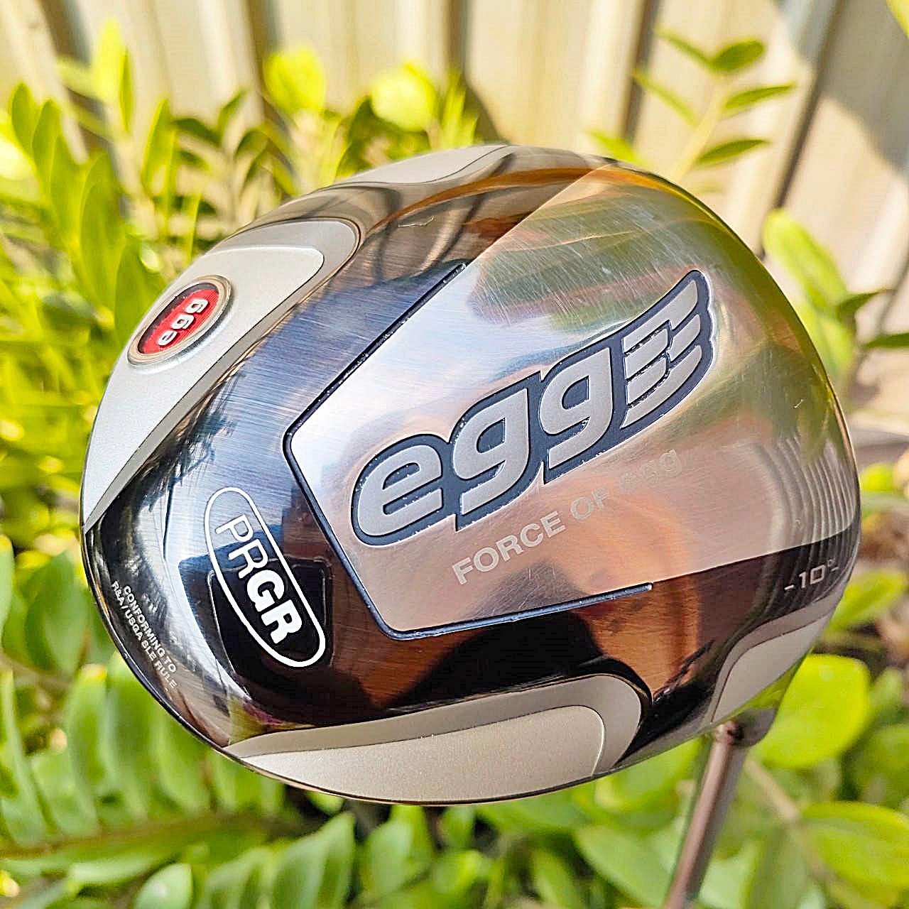 DRIVER PRGR EGG FORCE OF EGG องศา 10 ก้าน PRGR M-40 FLEX SHAFT สุดยอด Driver SUPER PREMIUM จากญี่ปุ่น หน้าสวีตสปอตกว้างมากๆ ตีง่าย ไม้กอล์ฟพรีเมี่ยมมือสอง ของแท้ By NakaraLuxurious