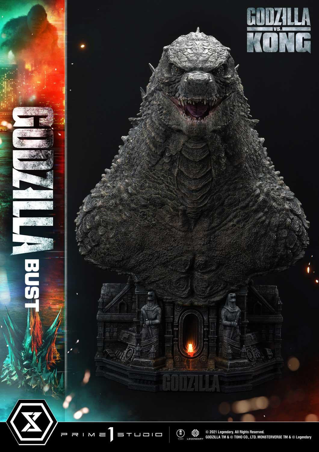[สั่งจอง]Prime 1 Studio LSGVK-01 : Godzilla vs Kong Godzilla Bust