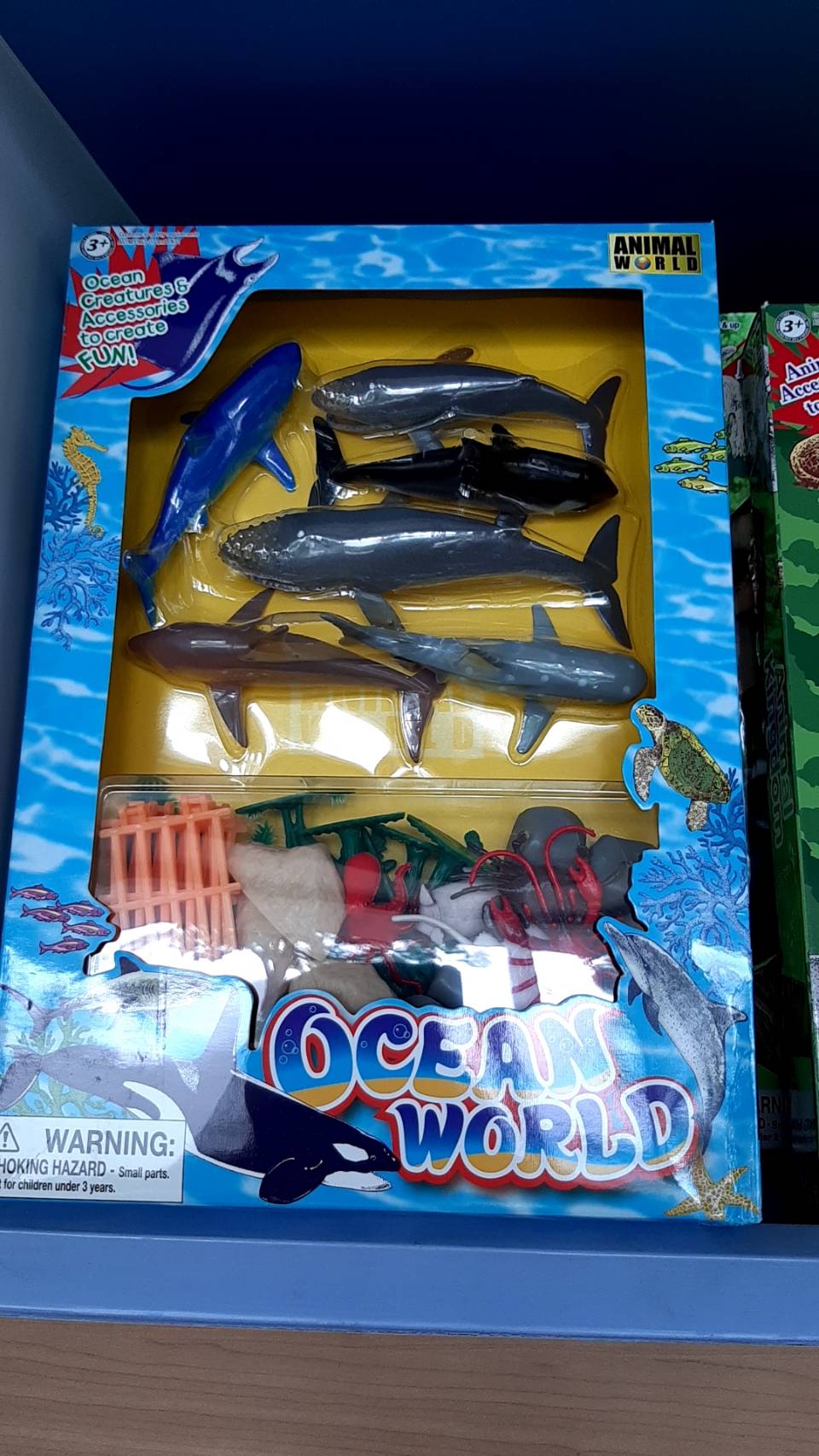 สัตว์ทะเลจำลอง รวมของตกแต่ง 40 ชิ้น, โมเดลสัตว์น้ำ , สัตว์จำลอง, ของเล่นเสริมพัฒนาการ, ของเล่นเด็ก, สื่อการสอน