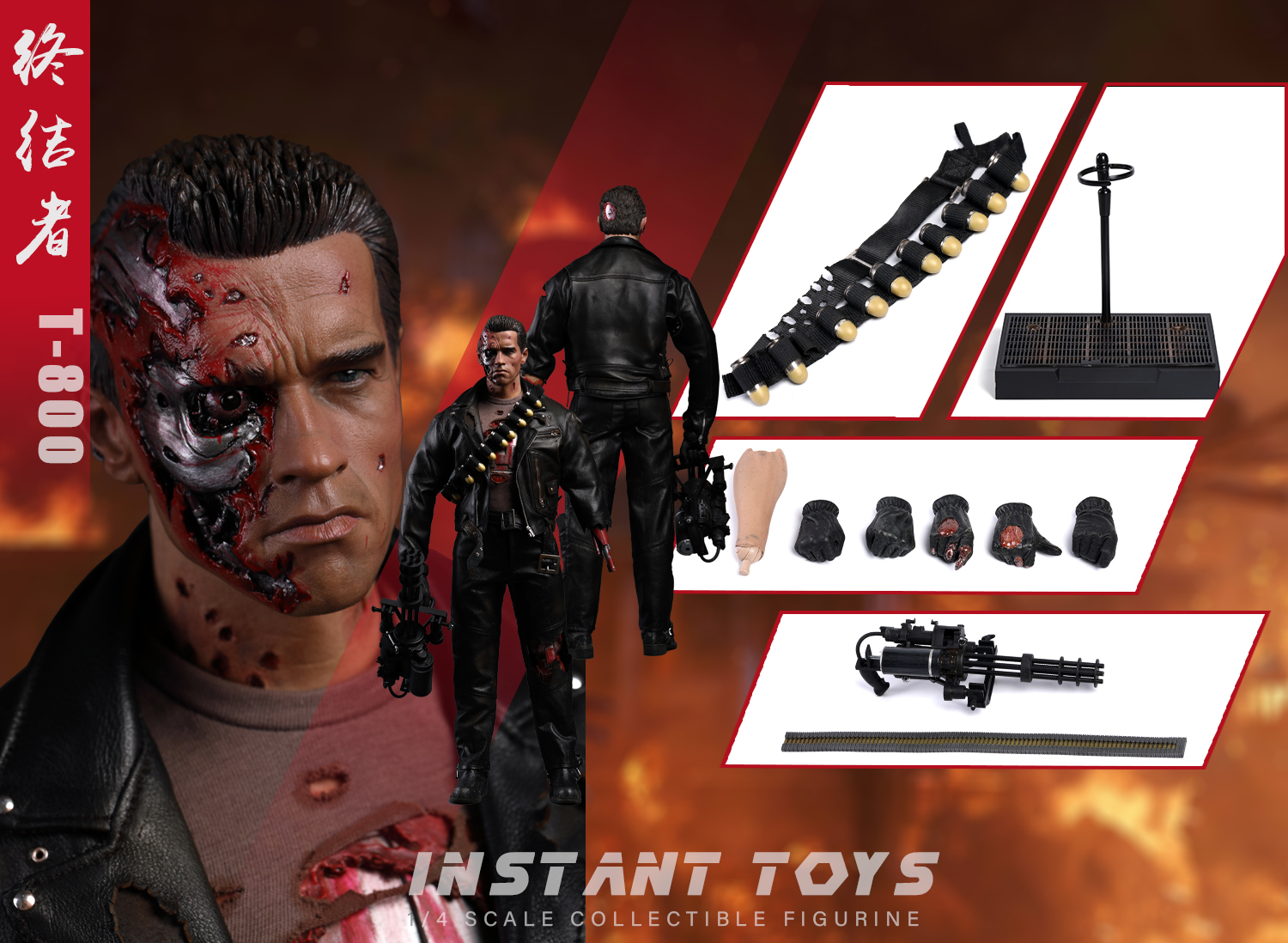 [สั่งจอง] INST ANT TOYS IT-001 1/4 Terminator T800