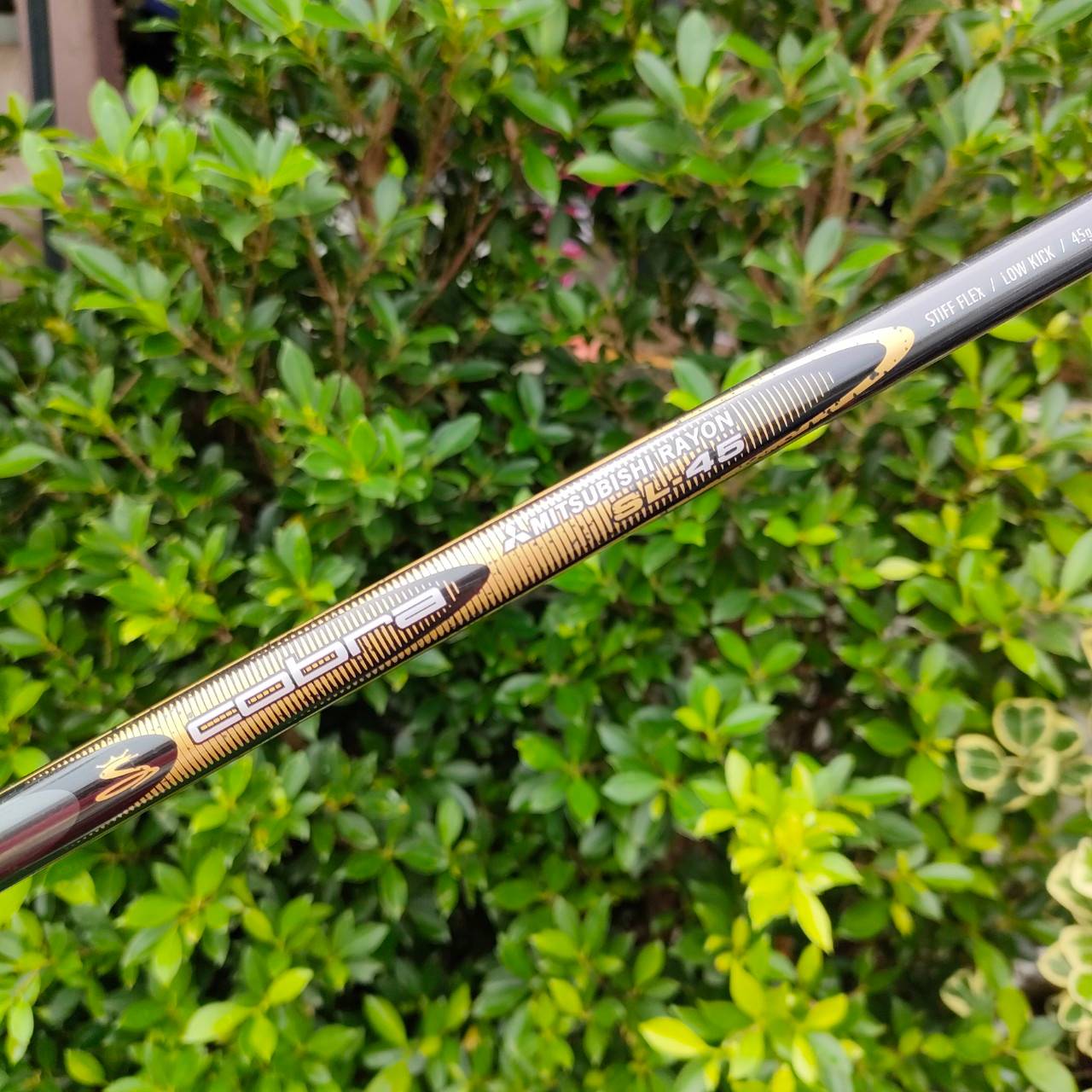 DRIVER KING COBRA 414 COMP ก้าน MITSUBISHI RAYON FLEX S องศา 9 กระดองเด้ง เป็นกระดองคอมโสิท เด้งทั้งตัว หัวนี้ถ้าลองจะติดใจมาก ตีง่าย และ ตีไกลสุดๆ เสียงสนั่นครับ