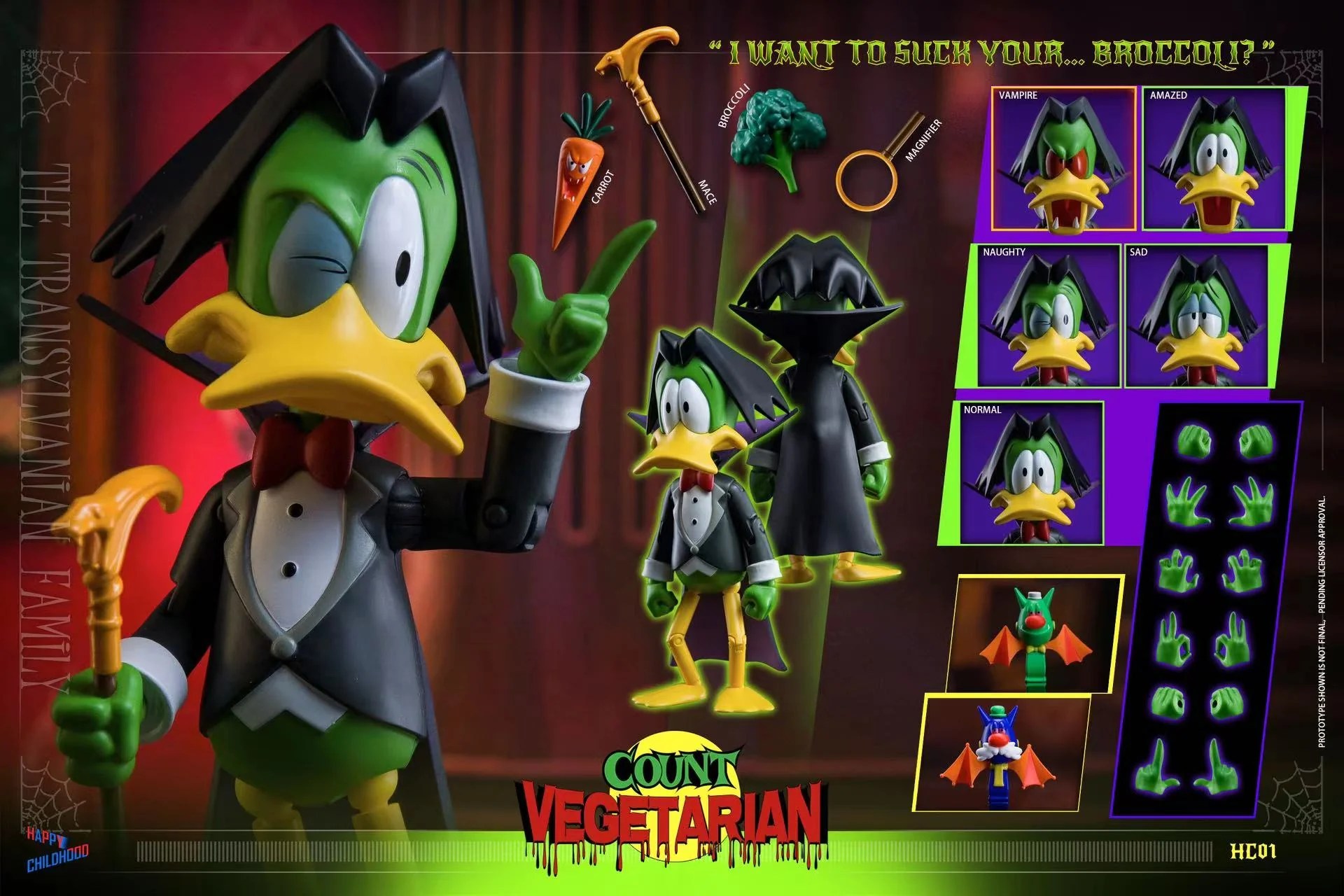 [สั่งจอง] HAPPY CHILDHOOD HC01 : VEGETARIAN COUNT (12Cm)