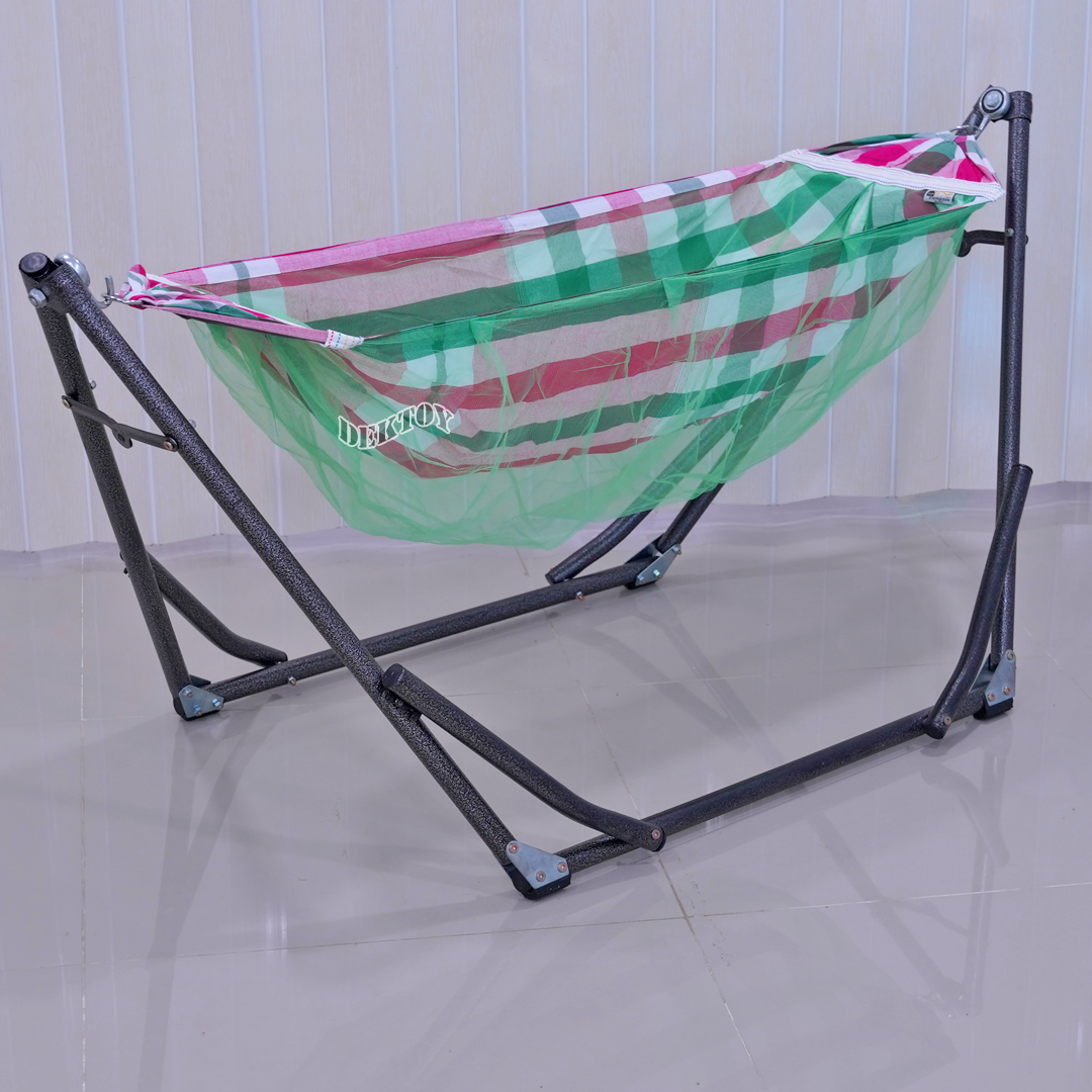 เปลญวนเด็กรุ่นใหม่พร้อมมุ้งเหมาะกับเด็กแรกเกิด ถึง3ขวบ คละสี