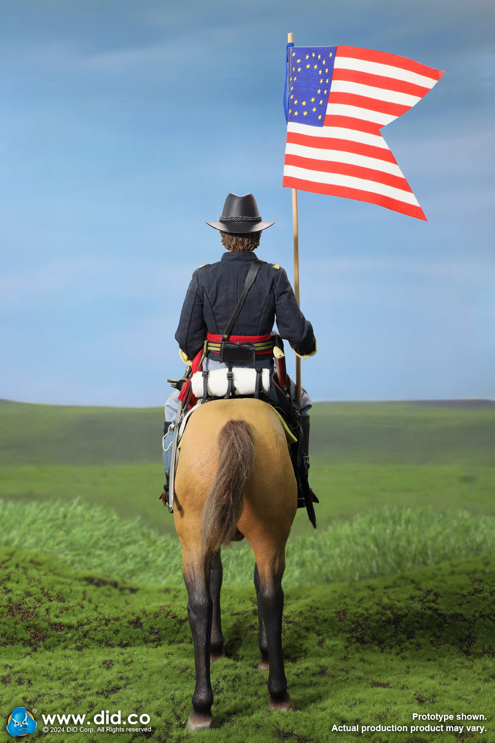 [สั่งจอง] DID E60076 1/6 : Civil War Brown War Horse (Standing)