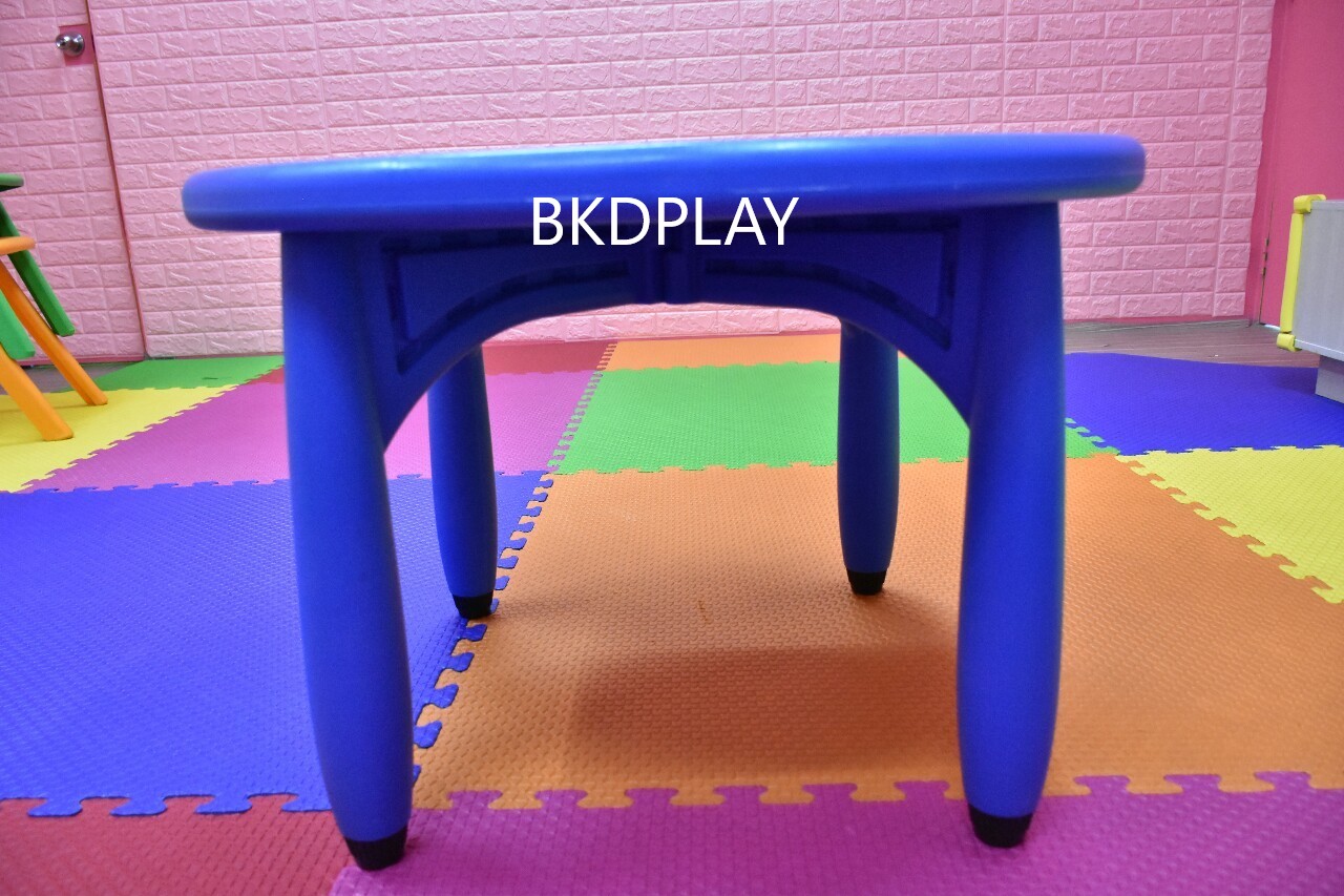 โต๊ะกลมขาพลาสติก ขนาด 75x75x50 cm.โต๊ะเรียนกลุ่ม,โต๊ะเขียนหนังสือเด็ก,โต๊ะกิจกรรม ราคาโรงงาน พร้อมส่ง