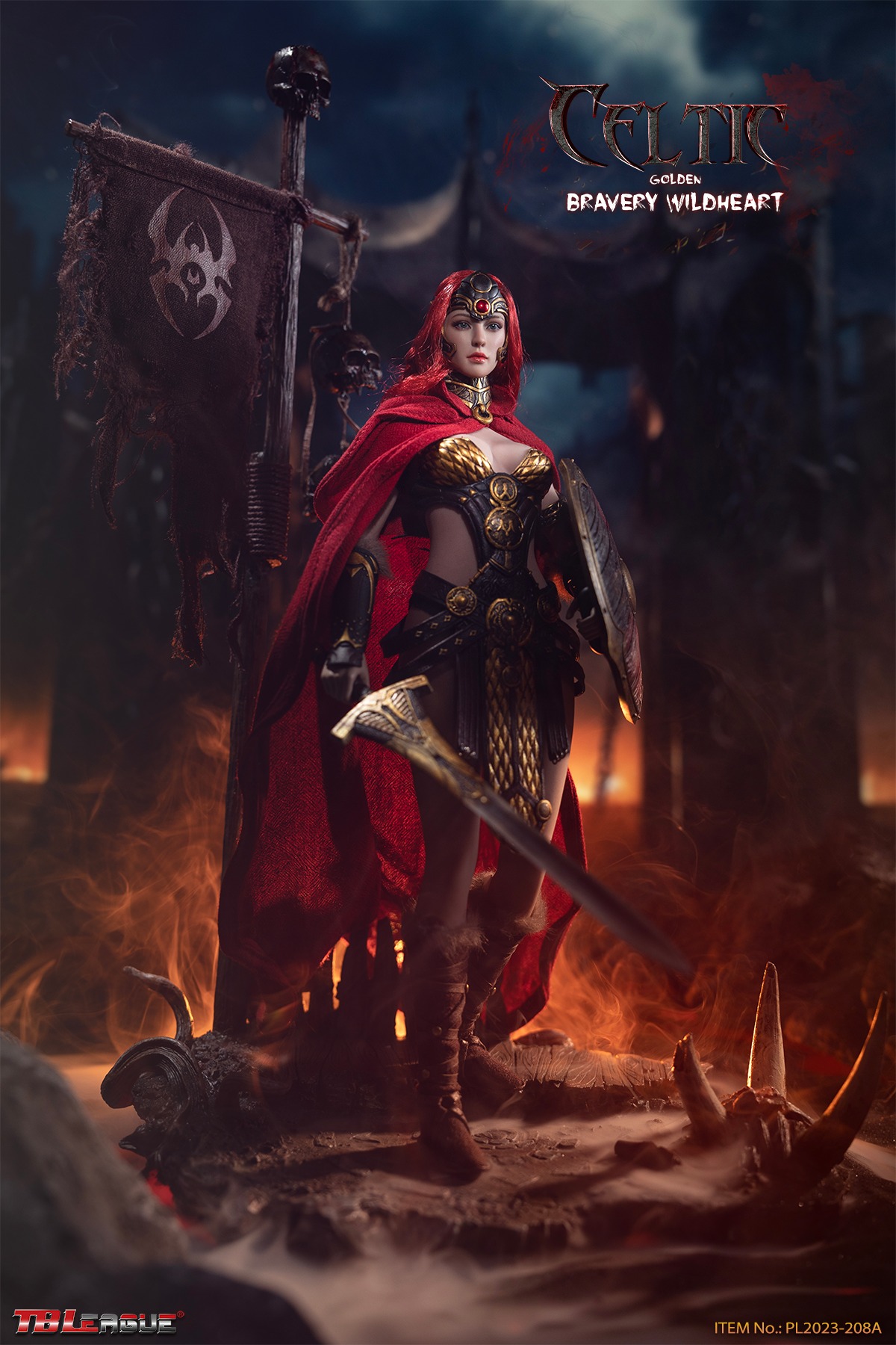 [สั่งจอง]TBLeague PL2023-208 1/6 : Celtic Bravery Wildheart