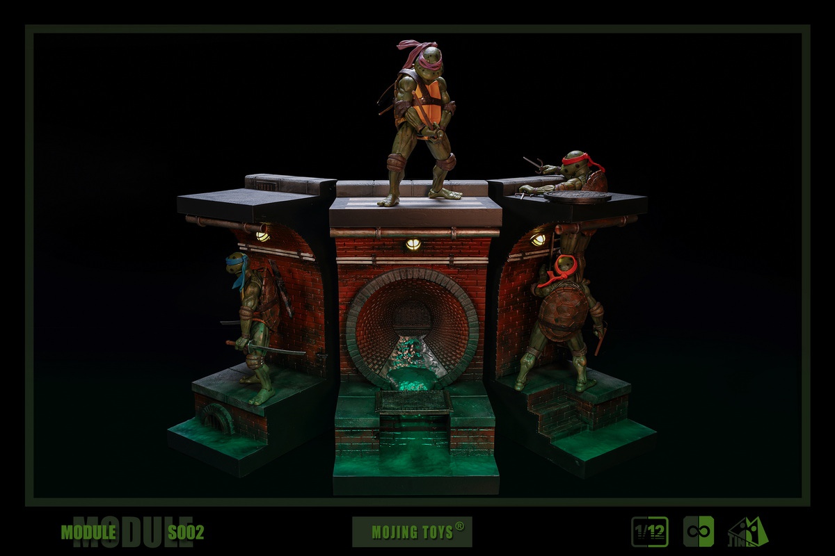 [สั่งจอง] mOjingToys 1/12 Module series American comic sewer DIORAMA BASE