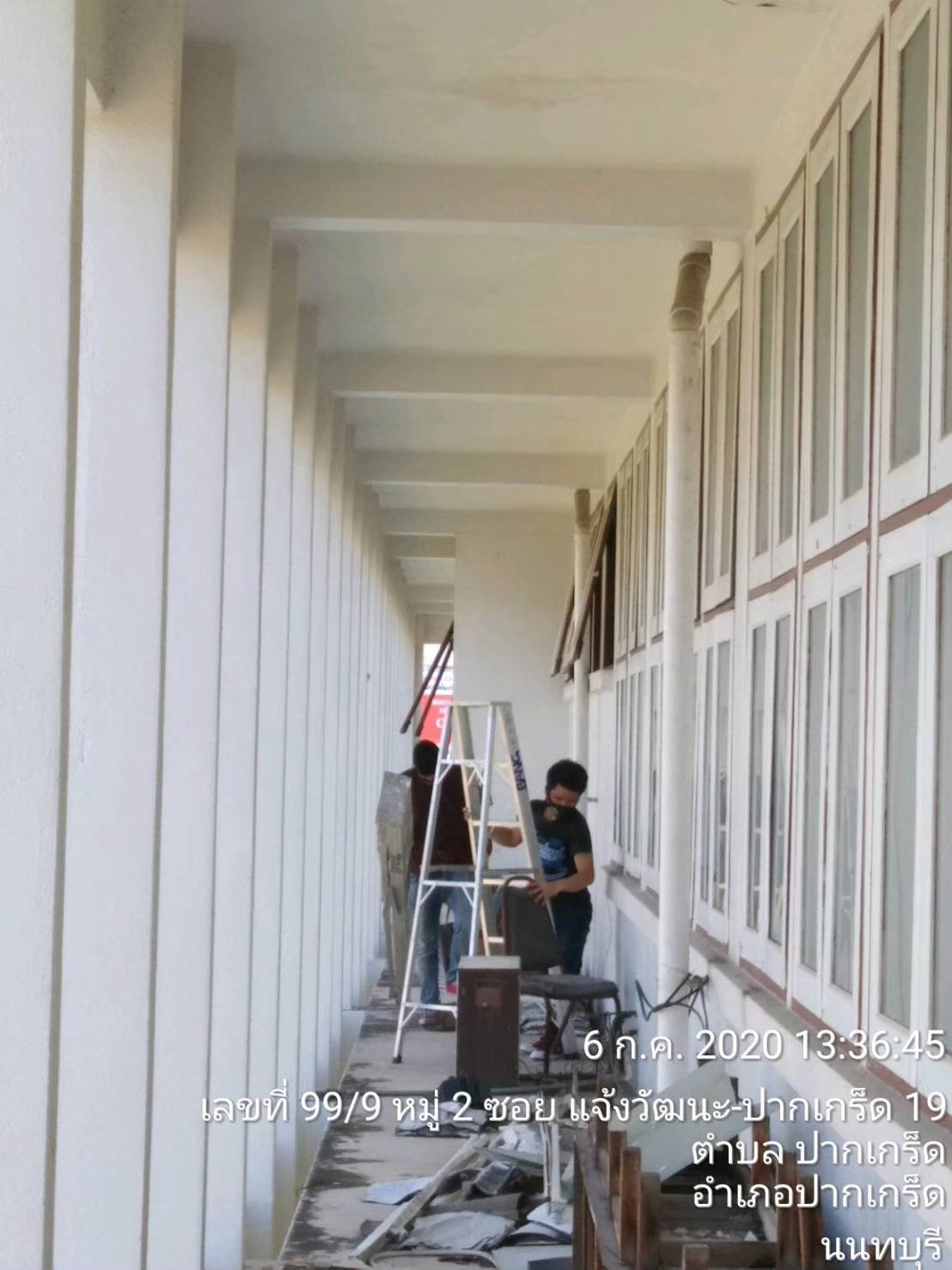 ดุริยางค์ตำรวจ(ปากเกร็ด) ปรับปรุงหลังคา,ฝ้า,เพดาน