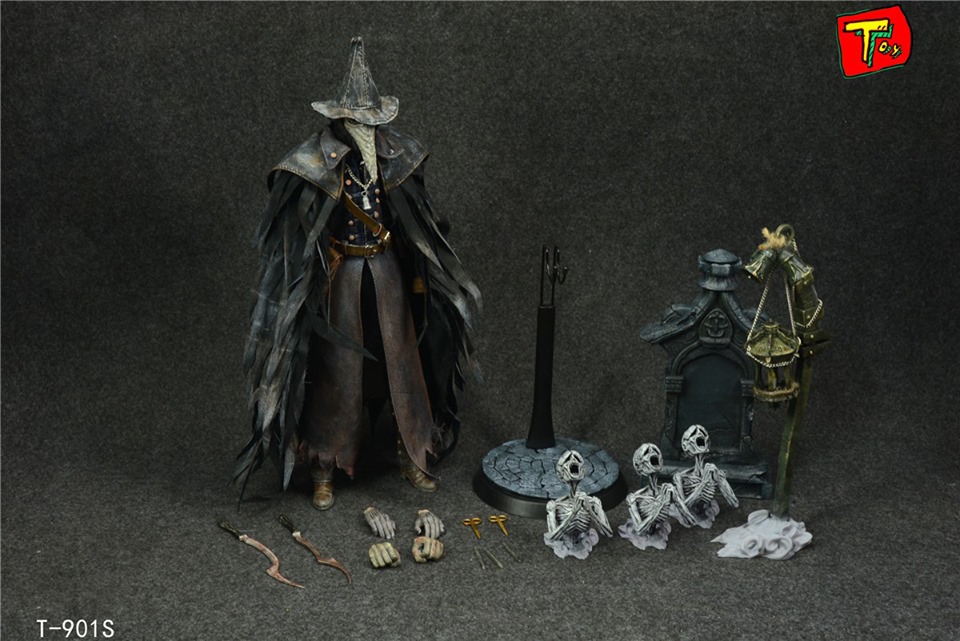[สั่งจอง]นักล่าหน้ากากหมออีกา จาก Bloodborne Toy 1/6 The Raven Hunter T-901 & T-901S