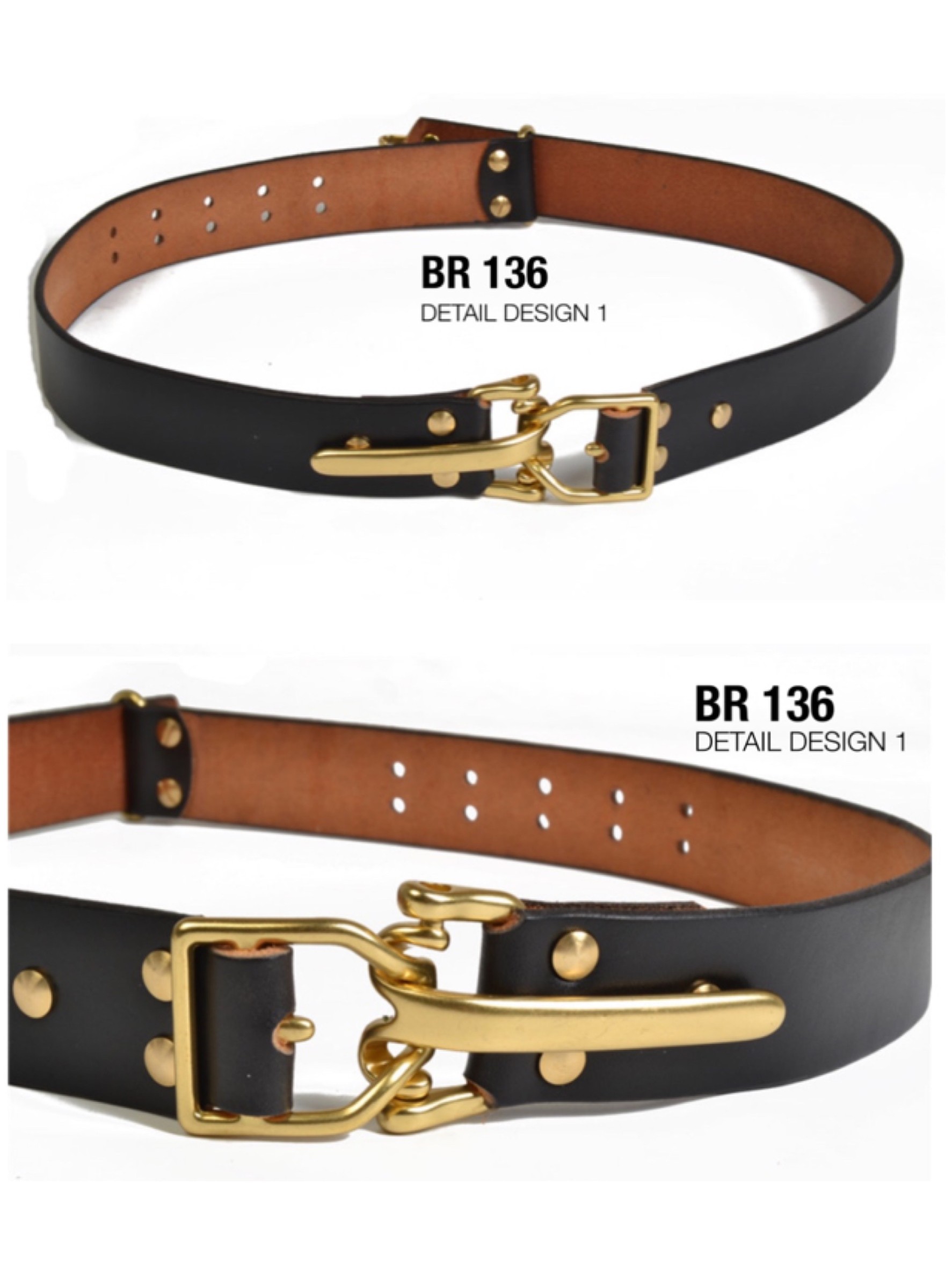 BR136 หัวเข็มขัดทองเหลือง ขนาด 38มิลหรือ 1.5นิ้ว ** ราคาต่อชิ้น**