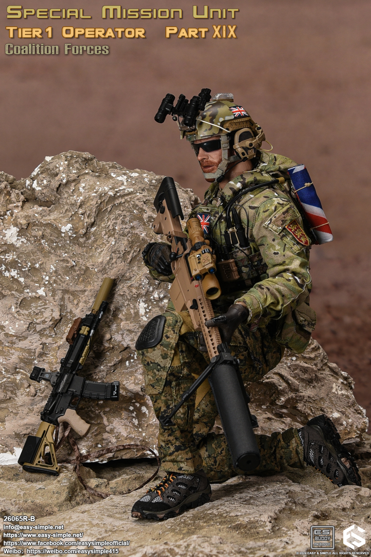 [สั่งจอง] Easy&Simple 26065R-B 1/6 : Special Mission Unit Tier1 Operator Part XIX Coalition Forces
