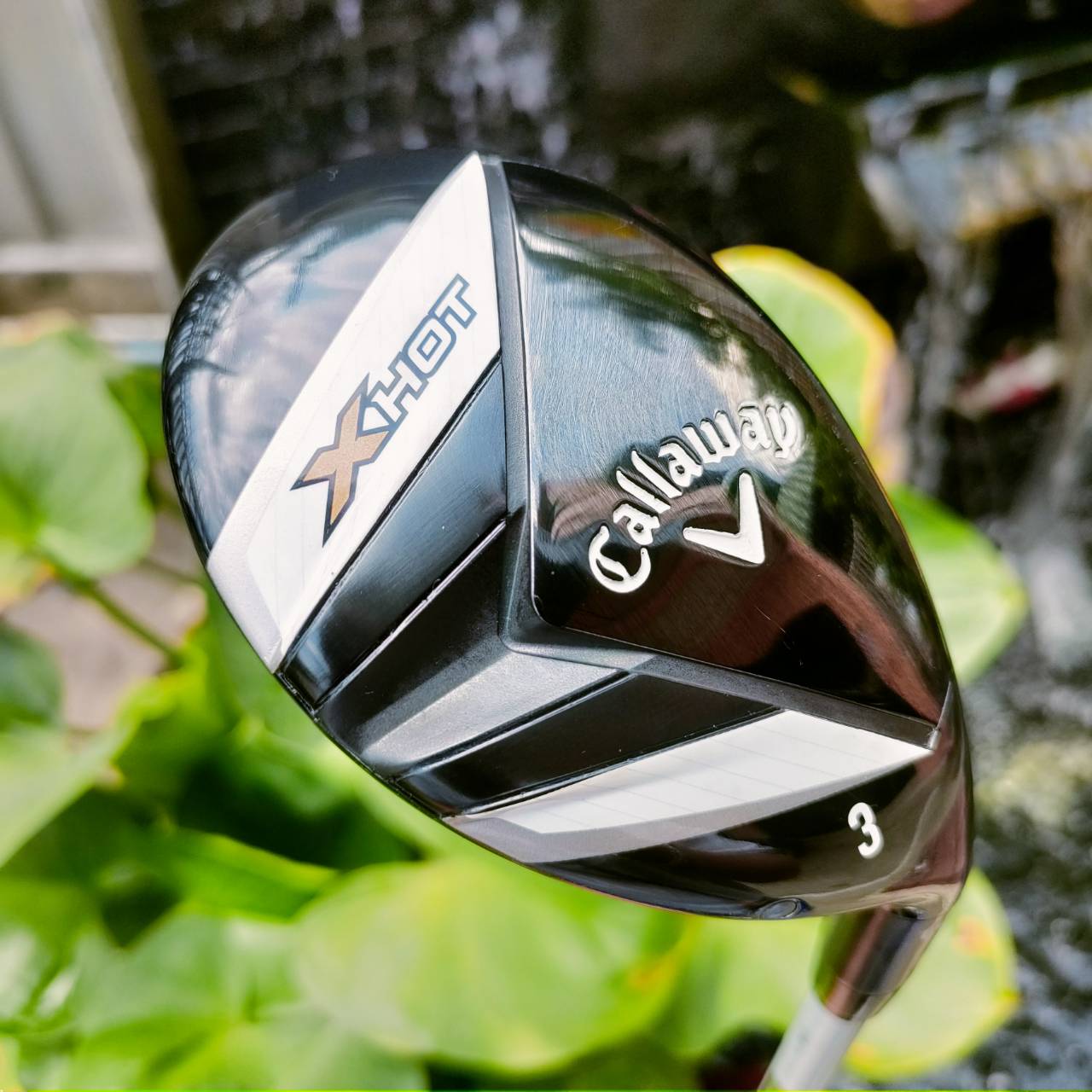 UT3 Callaway X-HOT องศา 19 ก้าน NS PRO 950 FLEX R เป็นก้านเหล็กเบาเดิมๆ มีสติ๊กเกอร์ ของ Callaway ติดอยู่ครบ สภาพสวยมาก ไม้กอล์ฟพรีเมี่ยมมือสอง ของแท้ By NakaraLuxurious