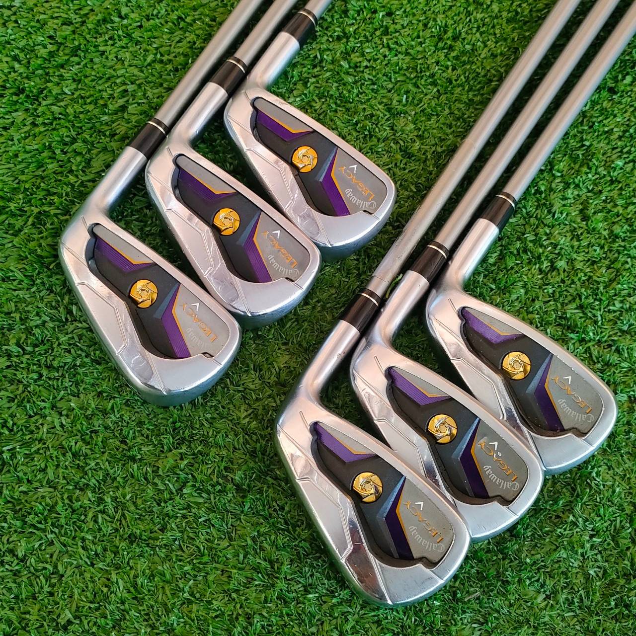 ชุดเหล็ก CALLAWAY LEGACY FORGED มีเหล็ก 5 - 9 เเละ PW ก้าน SPEED METALIXZ FLEX S เป็นเหล็กที่พรีเมี่ยมสูงสุดของ Callaway ออกแบบให้เป็นเหล็ก FORGED วัสดุพรีเมี่ยม และออกแบบให้หรูหรา และตีง่ายที่สุด ไม้กอล์ฟมือสอง ของแท้ BY NakaraLuxurious