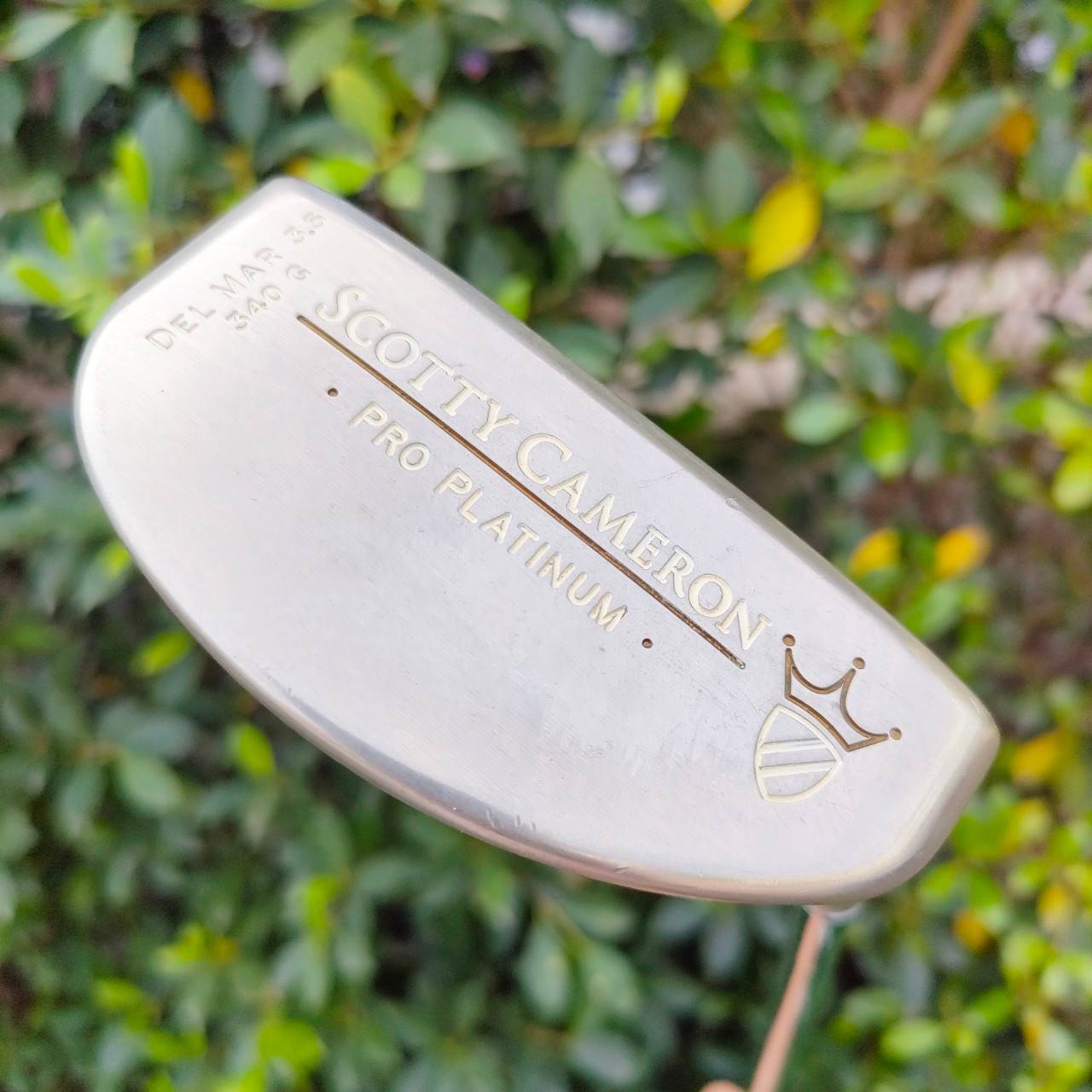 PUTTER TITLELIST SCOTTY CAMERON PRO PLATINUM DEL MAR 3.5 340G ความยาว 33 นิ้ว สวยพรีเมี่ยมครบเครื่อง