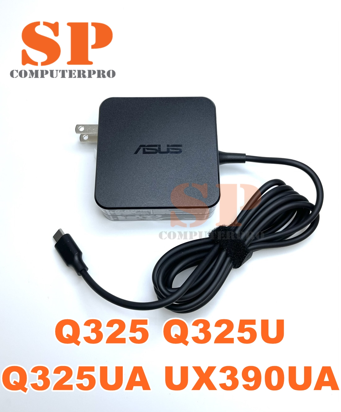 ASUS ADAPTER อแดปเตอร์ของแท้ ASUS Q325 Q325U Q325UA ASUS ZENBOOK 3 UX390UA :DELL XPS 12 HP spectre 13: 20V 3.25A / 15V 3A / 9V 3A / 5V 2A 65W