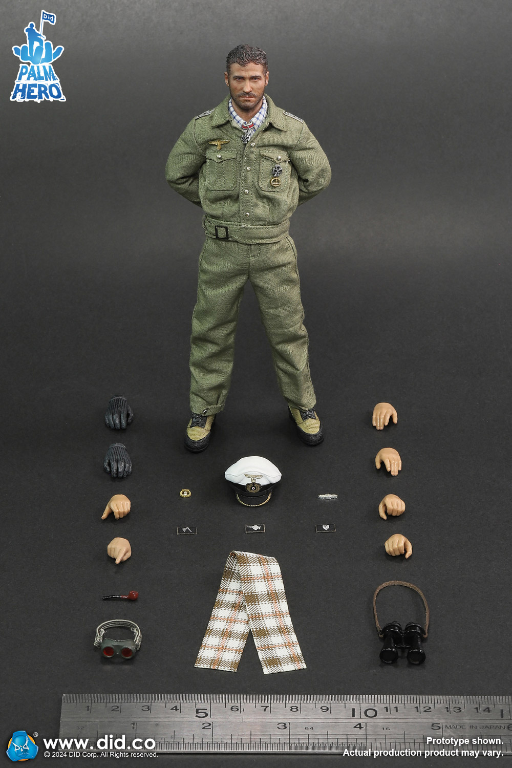[สั่งจอง]DID XD80026 1/12 : Palm Hero Series WWII German U-Boat Commander - Lehmann
