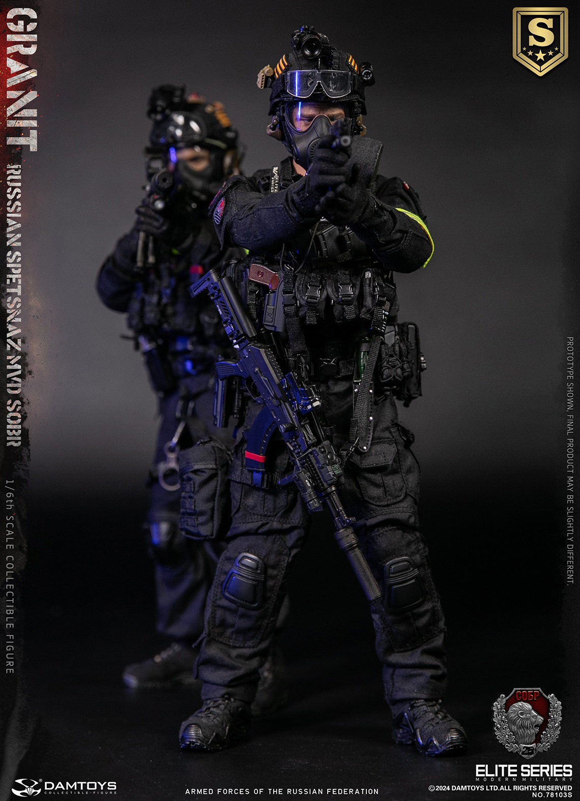 [สั่งจอง]DAMTOYS : 1/6 RUSSIAN SPETSNAZ MVD SOBR GRANIT