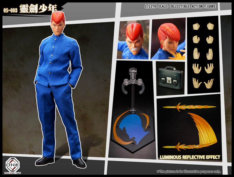 [พร้อมส่ง ]OneShotToys OS-003 1/12 : Spirit Sword Boy - Kuwabara