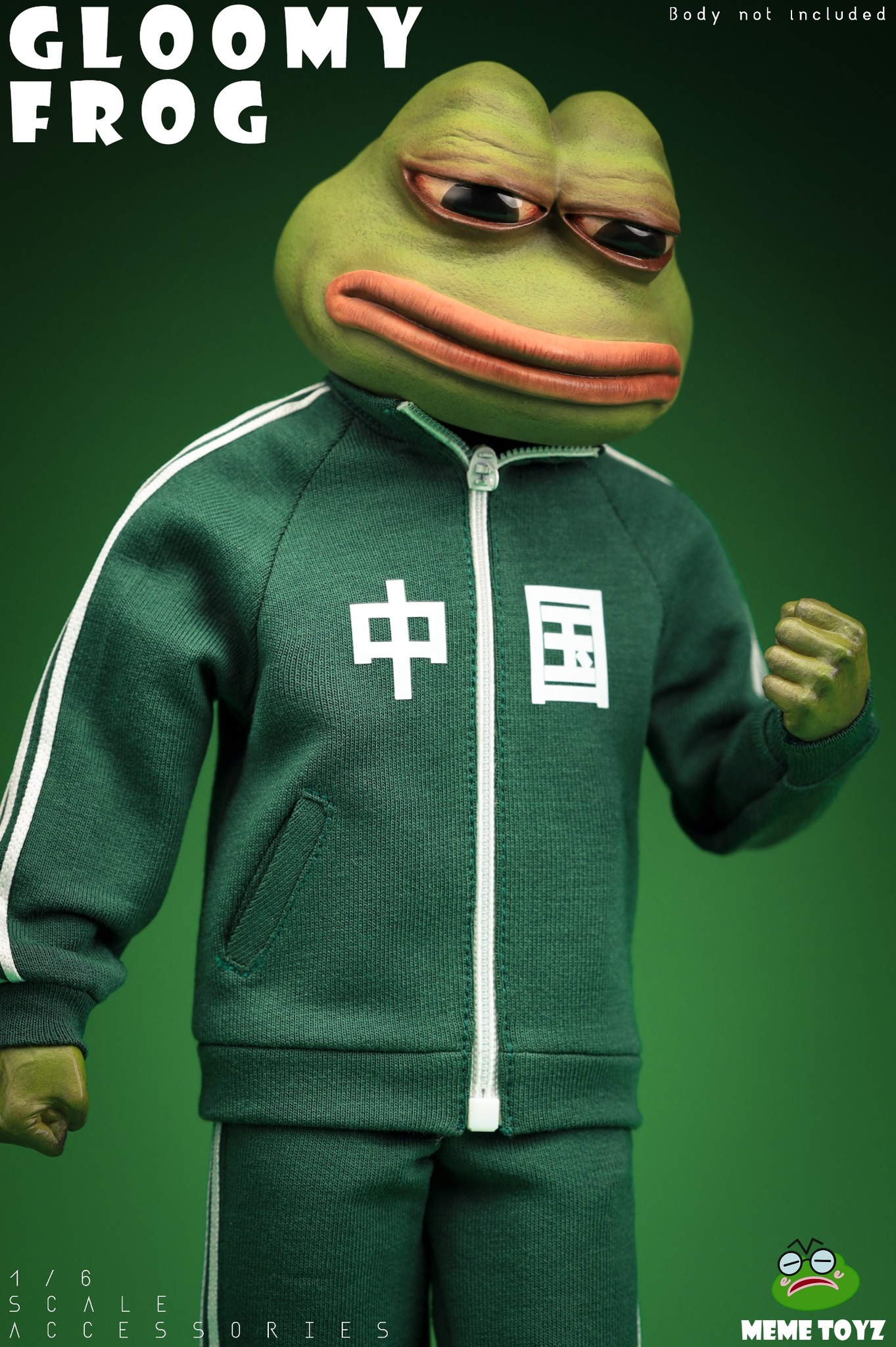 [สั่งจอง] Meme Toyz MTZ001 1/6 : Gloomy Frog Head Sculpt and Hand Set