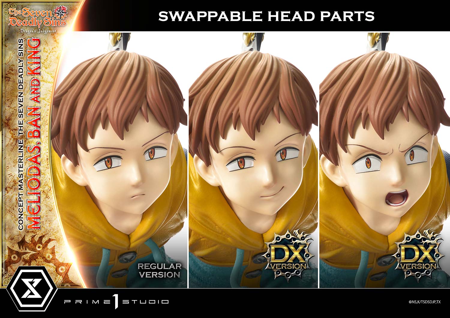 [สั่งจอง]Prime 1 Studio : Meliodas, Ban, and King (The Seven Deadly Sins)