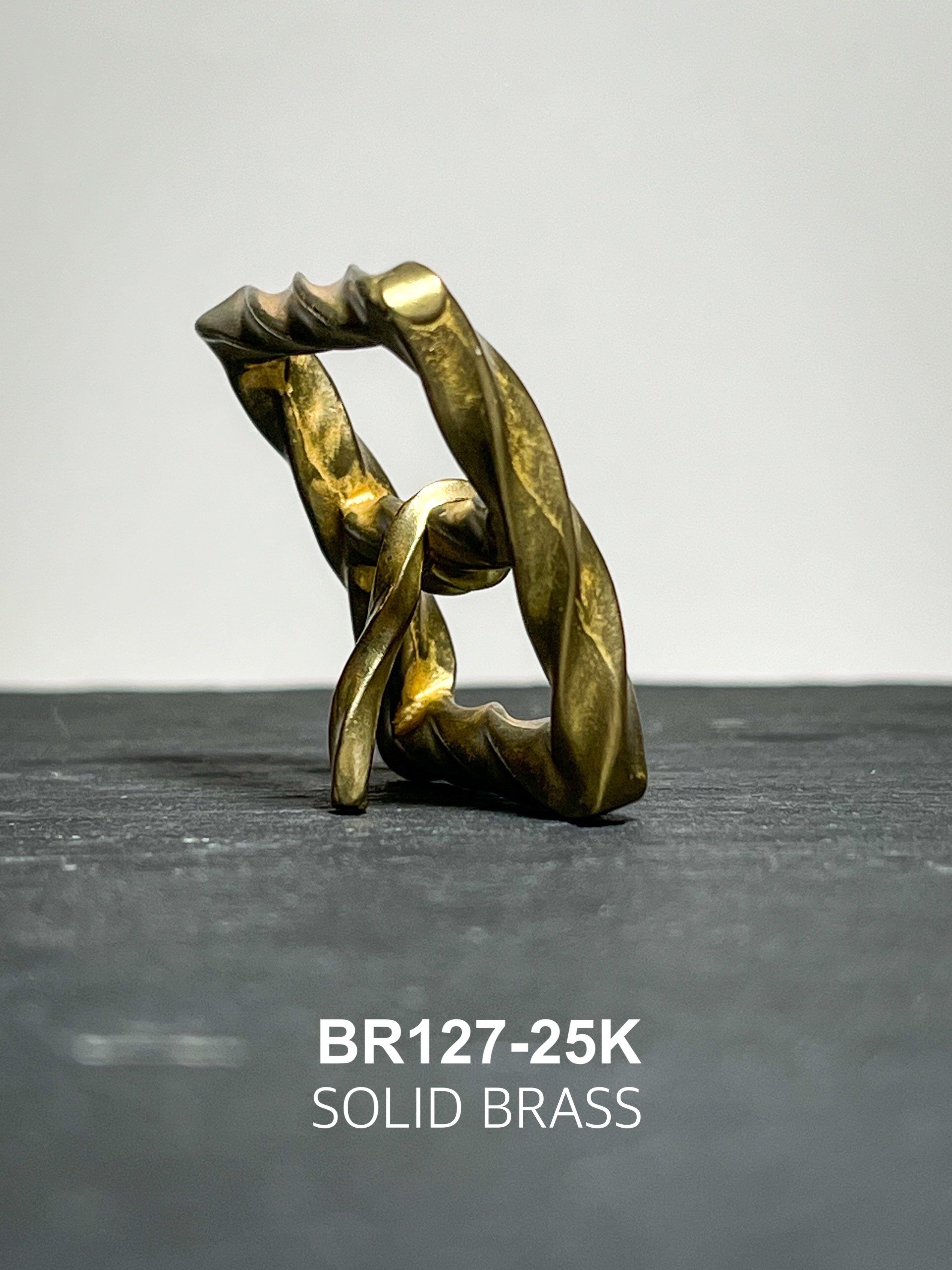 BR127-25K หัวเข็มขัดปรับสายกระเป๋า ขนาด 25มิล อะไหล่ทองเหลืองแท้ *ราคาต่อชิ้น*
