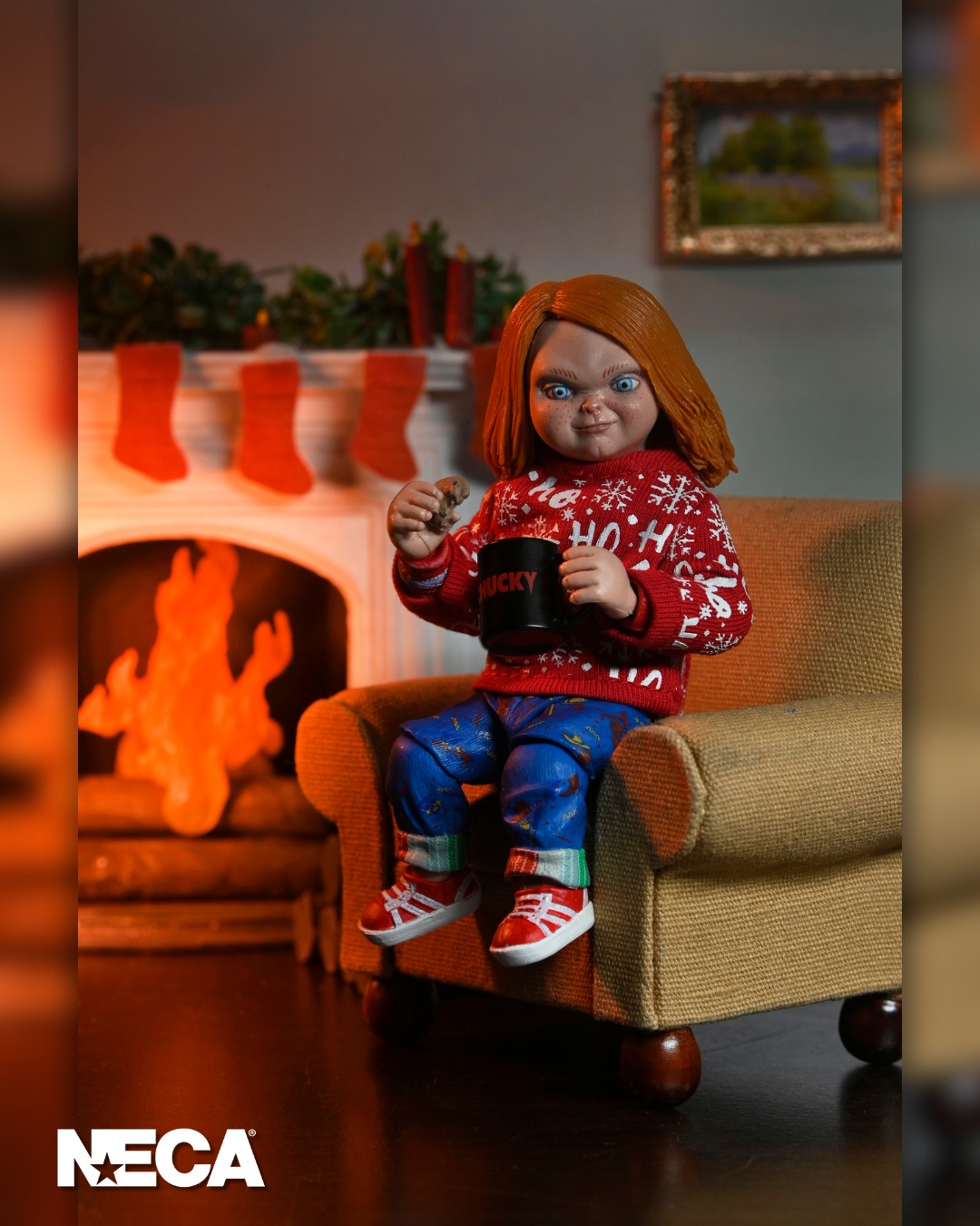 [พร้อมส่ง] NECA : Ultimate Chucky (Holiday Edition) (4นิ้ว)