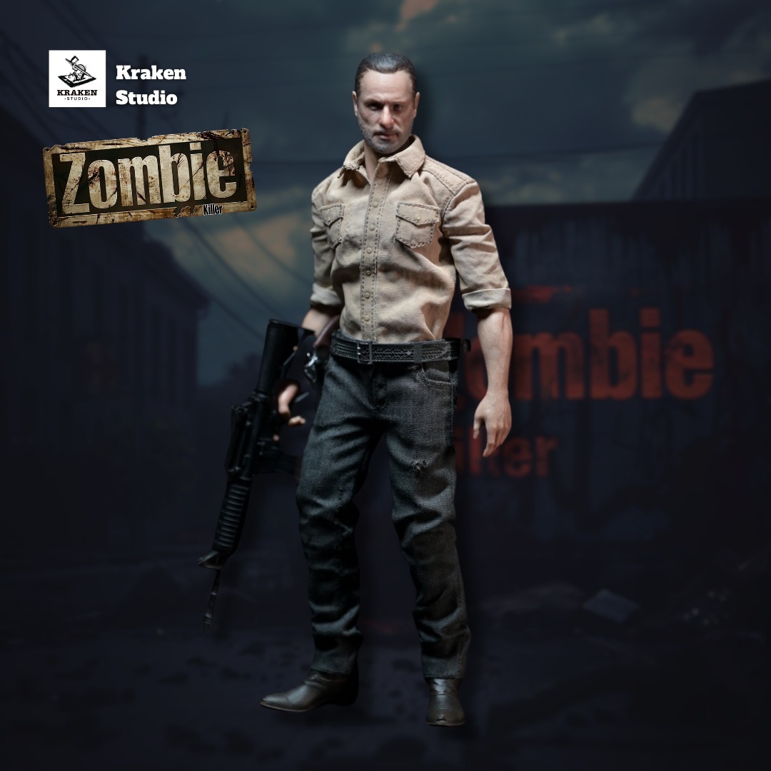 [พร้อมส่ง] Kraken Studio 1/12 : The zombie killer cloth action figure