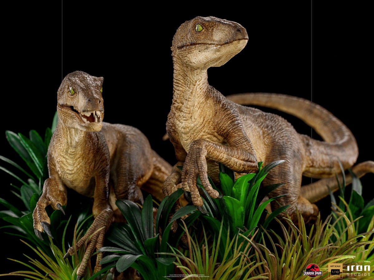 [สั่งจอง]Iron Studio 1/10 : Jurassic Park - Just The Two Raptors