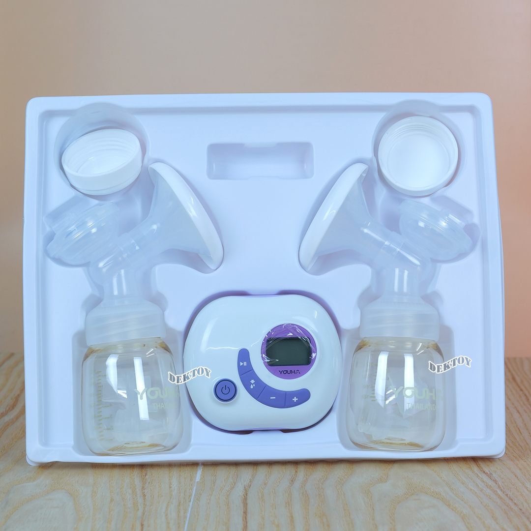 เครื่องปั้มนม youha plus 8804+ ที่ปั้มนม ยูฮาพลัส ประกันศูนย์ 1 ปี มีเครื่องสำรองระหว่างรอซ่อม