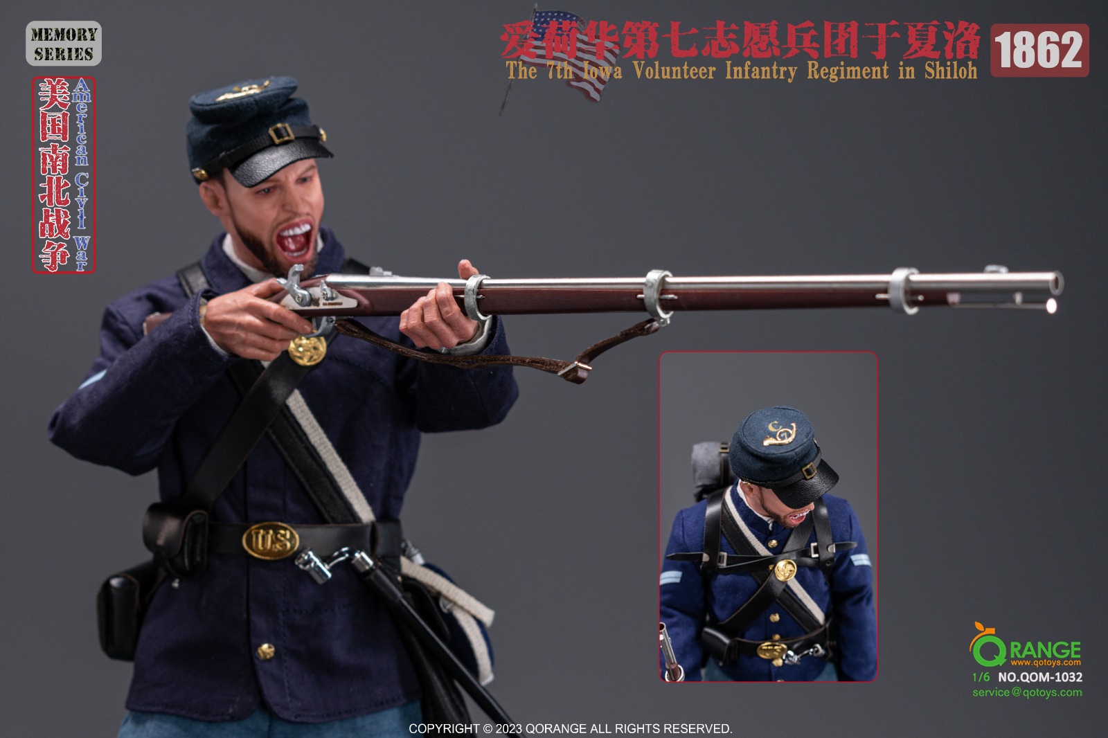 [สั่งจอง]QORANGE QOTOYS 1/6 - QOM-1031 1/6 French Napoleonic Foot Grenadiers of the Imperial Guard 1812