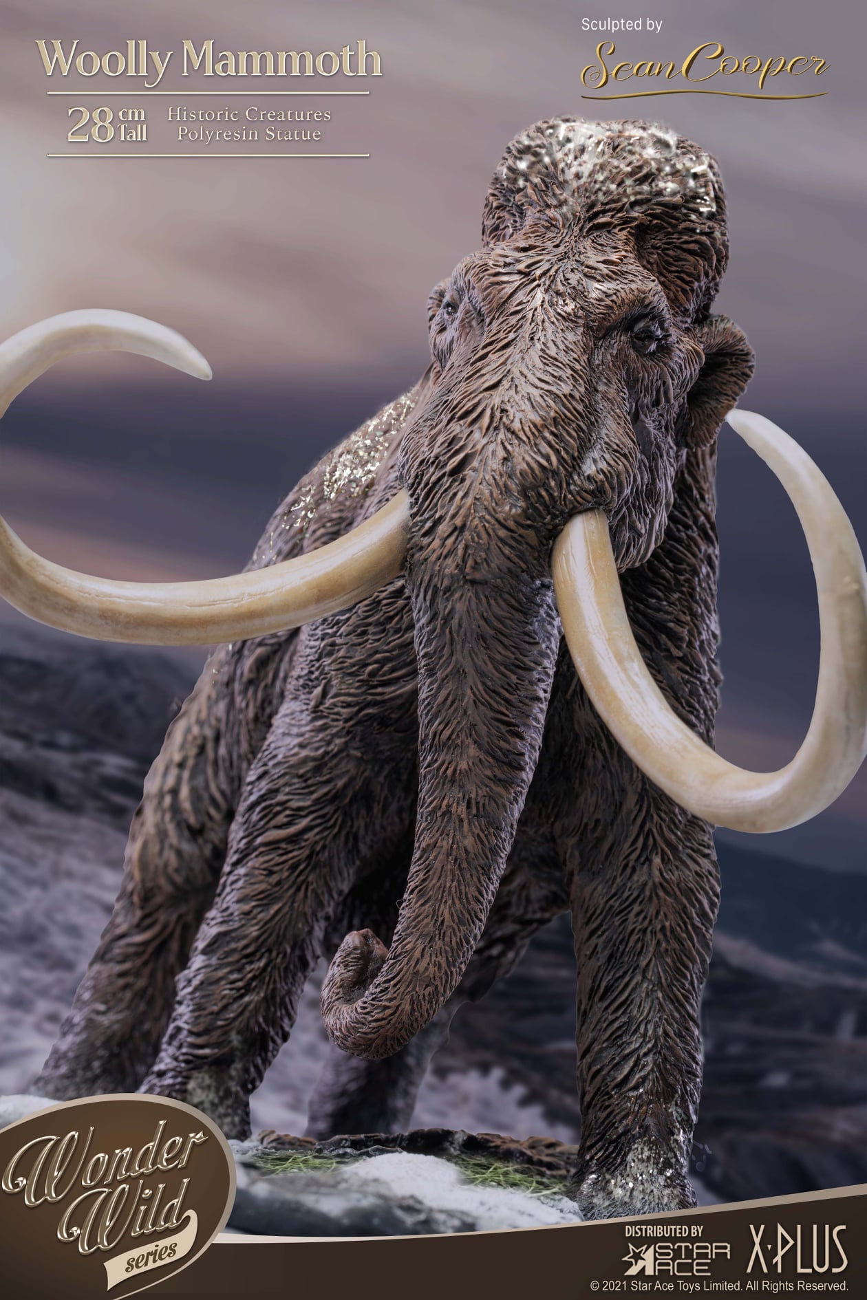 [สั่งจอง]X-Plus / STAR ACE Toys SA5001 : "WONDER WILD" series - Wooly Mammoth Statue