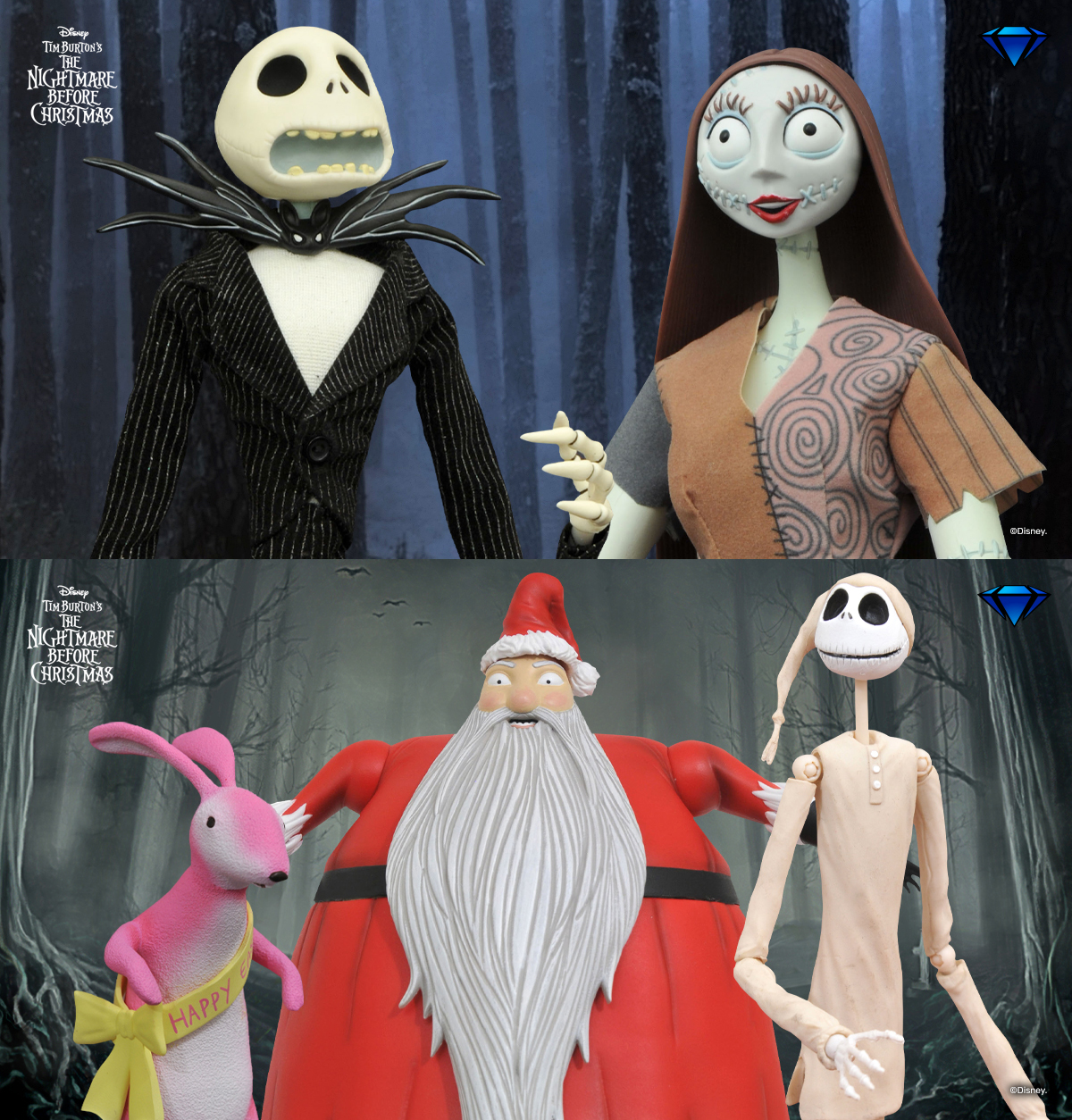[สั่งจอง] Diamond Select Toys 7-inch scale : THE NIGHTMARE BEFORE CHRISTMAS (Best of Series 4)