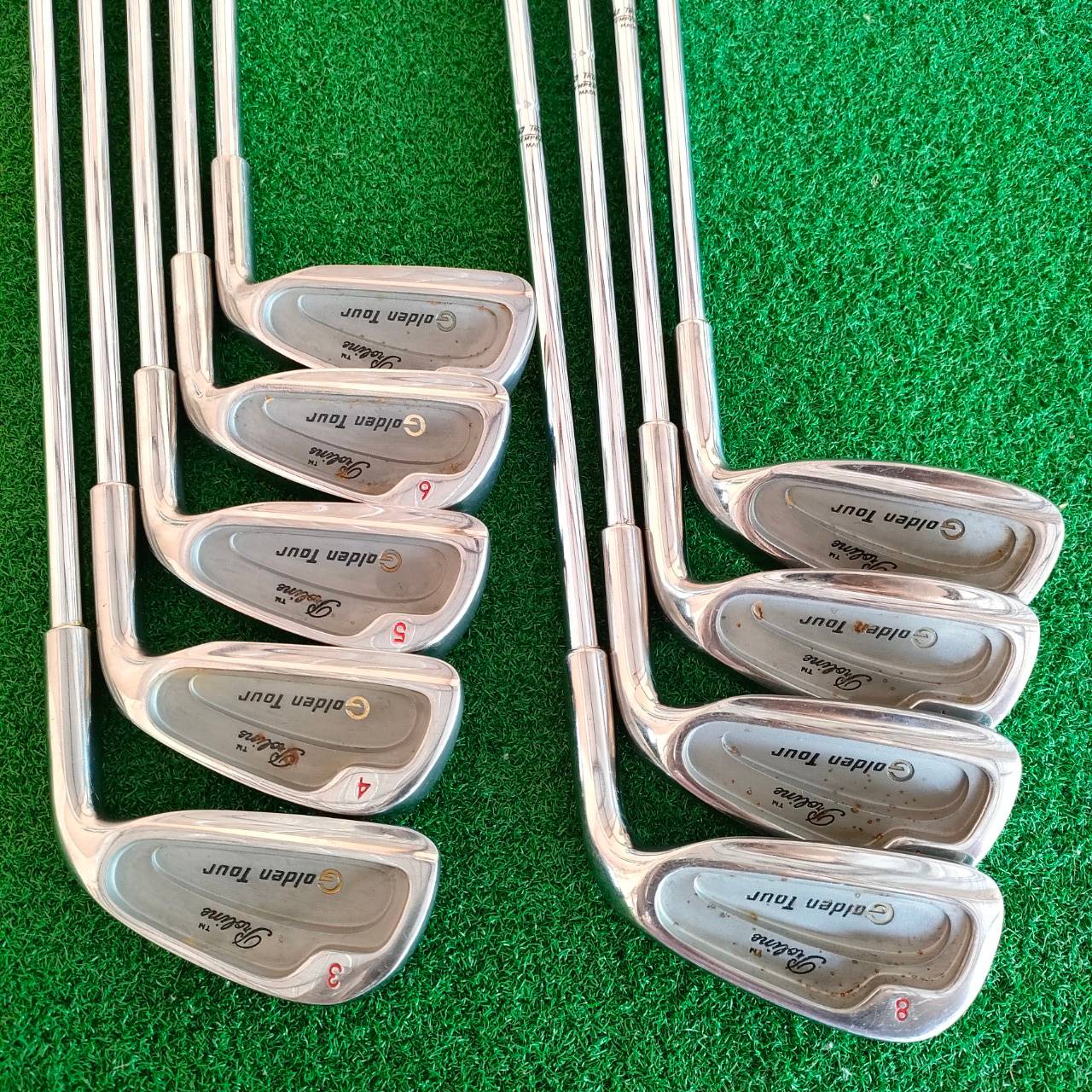 ชุดเหล็ก GOLDEN TOUR มีเหล็ก 3-9 PW SW ก้าน GOLDEN TOUR สภาพสวย เดิมๆครับ