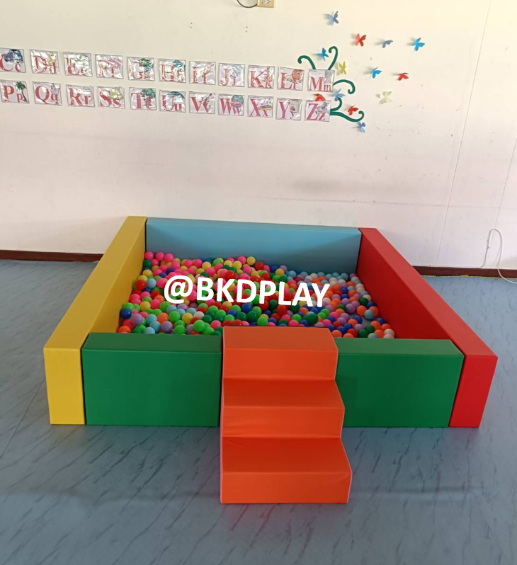 โปรโมชั่น แถมพื้นกันกระแทก บ่อบอลสไลเดอร์ พร้อมบันได บ่อบอลสี่เหลี่ยมนุ่มนิ่ม เบาะนุ่ม หนัง pvc คอกกั้นเด็ก รับทำบ้านบอลในห้าง