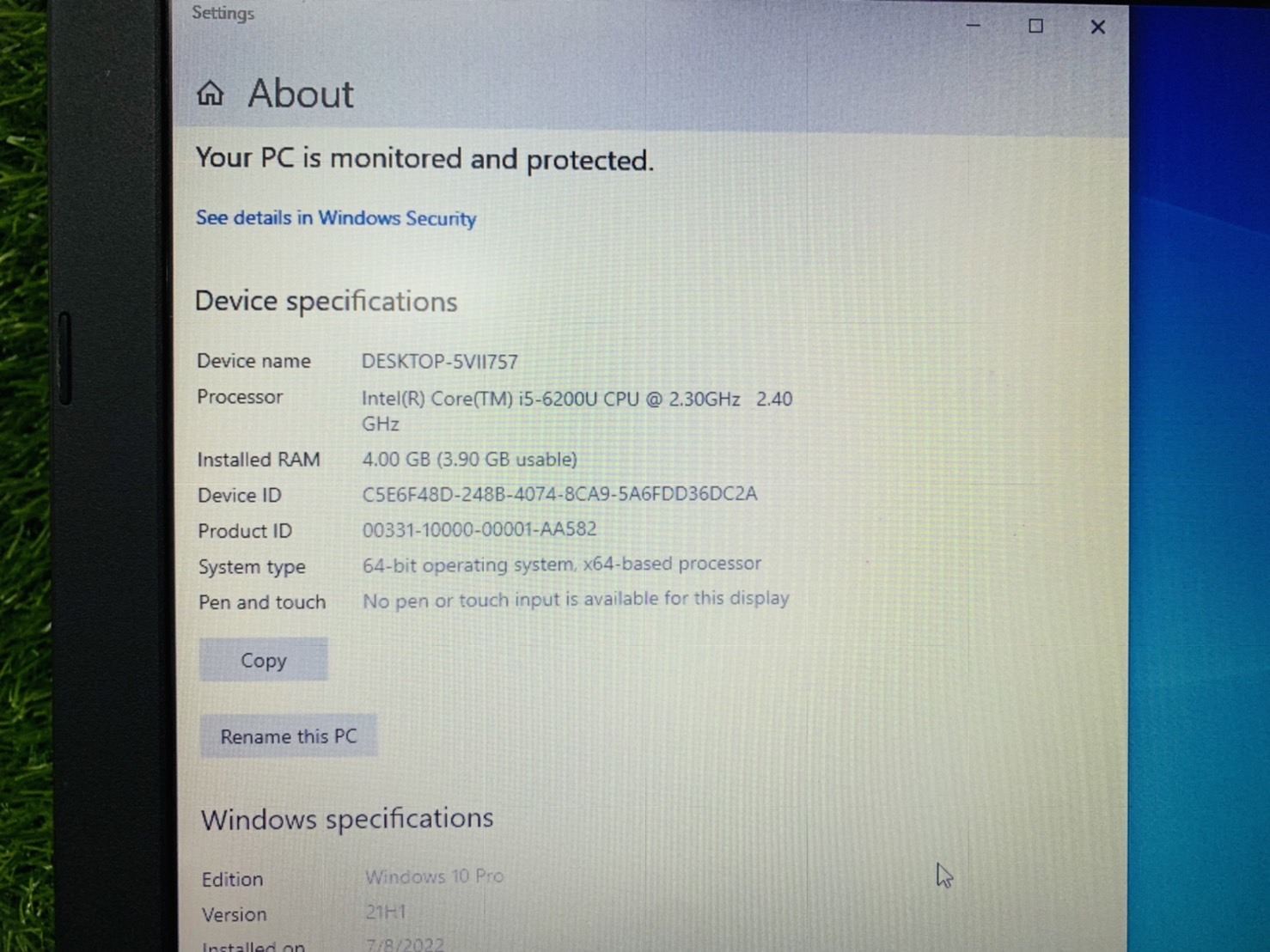 โน้ตบุ๊ค Notebook ASUS K456U - 14 inch จอมีรอยทับคีย์บอร์ด เครื่องถลอก ช่องแลนเสีย