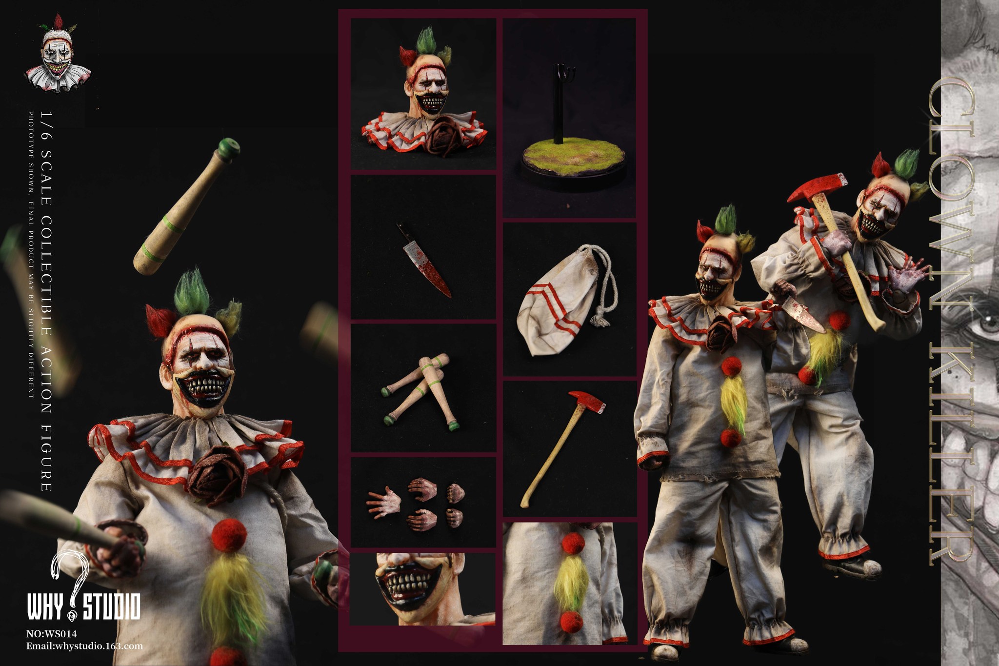[สั่งจอง]WHY STUDIO WS014 1/6 : Horror Clown