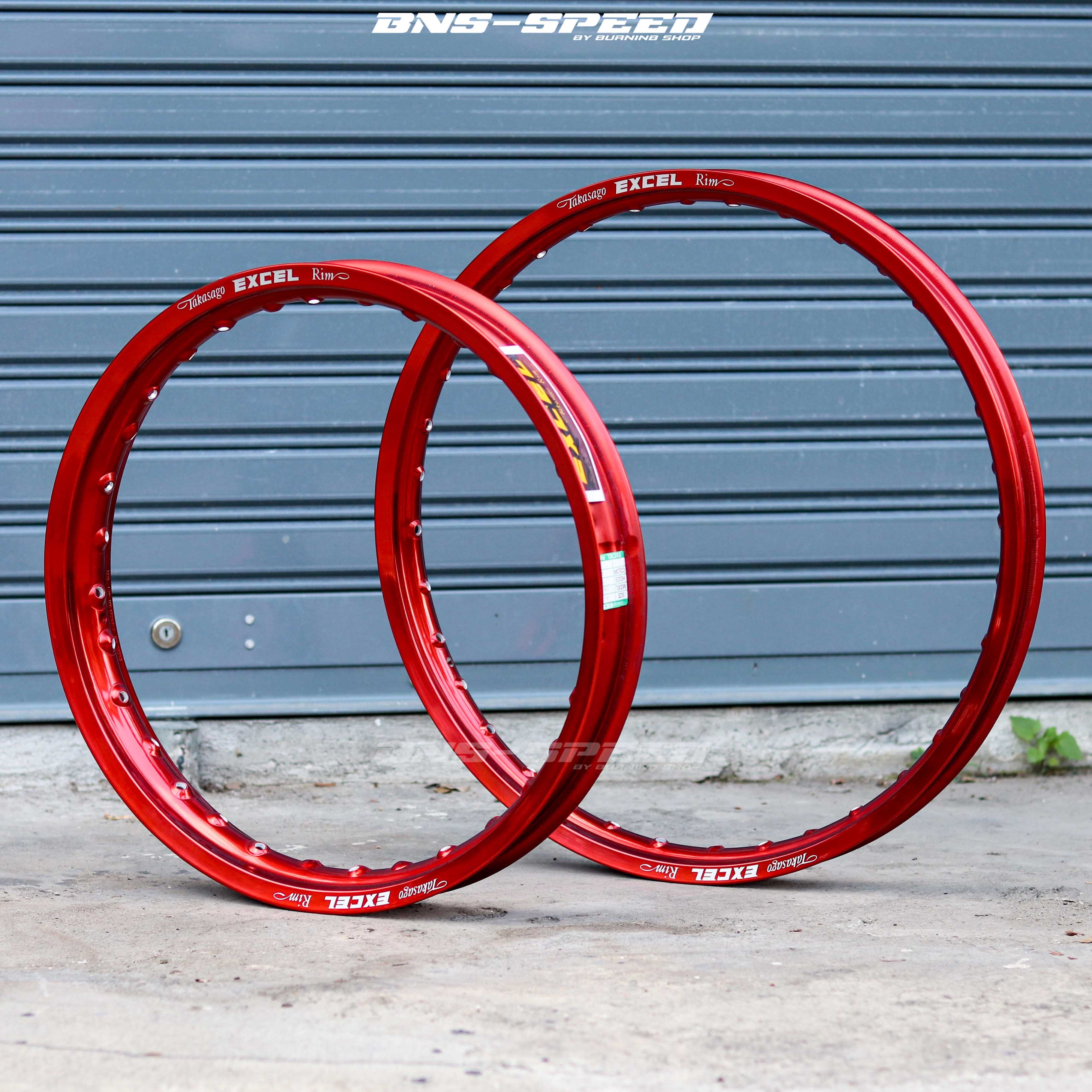 ขอบ Takasago Excel Rim Signature สีแดง 21/18 ตรงรุ่น CRF250/300L/Rally