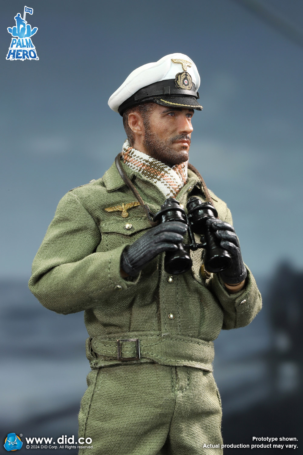 [สั่งจอง]DID XD80026 1/12 : Palm Hero Series WWII German U-Boat Commander - Lehmann