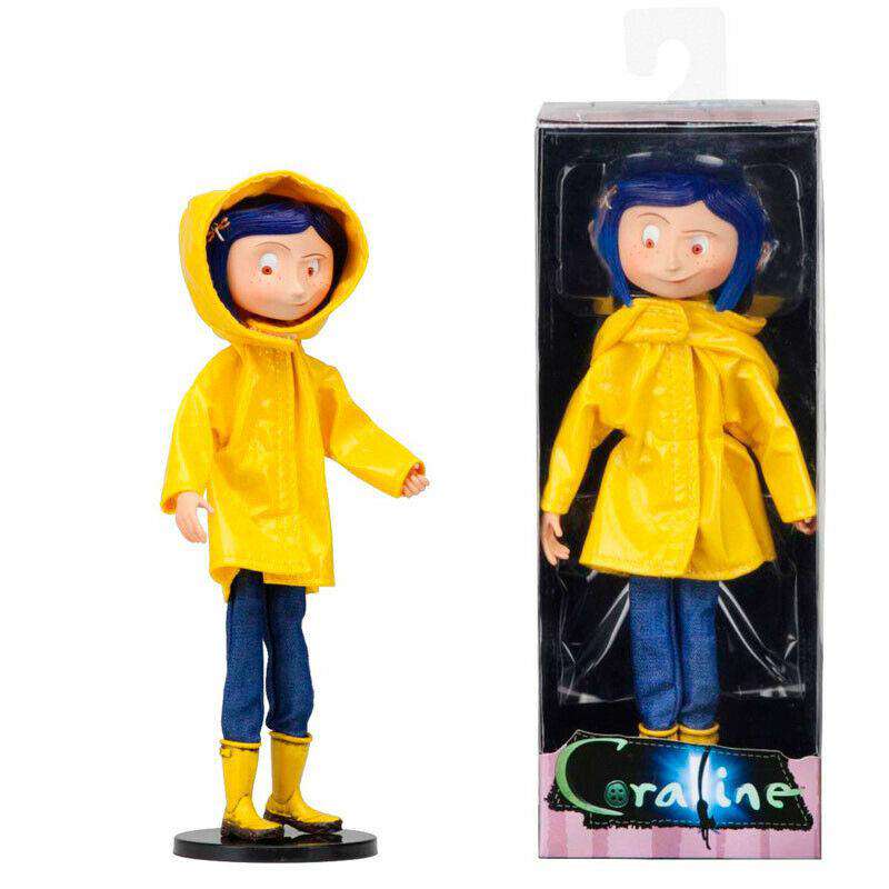 [พร้อมส่ง]Neca 7""- Coraline - Bendy Fashion Doll - Rain Coat"
