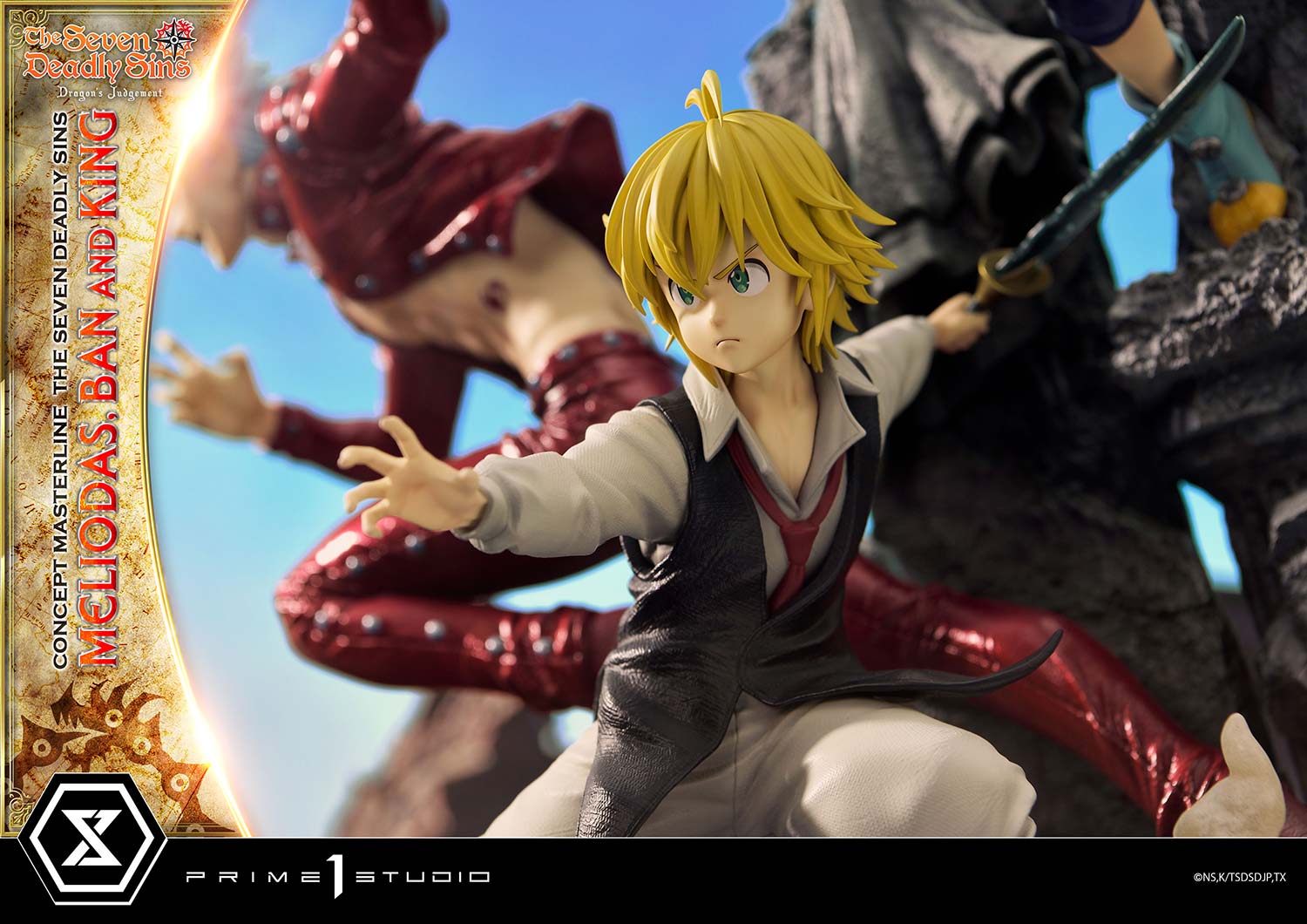 [สั่งจอง]Prime 1 Studio : Meliodas, Ban, and King (The Seven Deadly Sins)