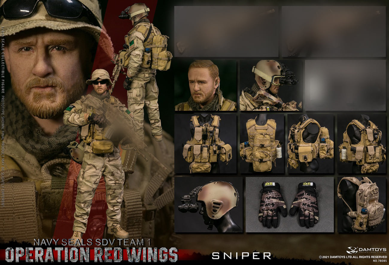 [สั่งจอง]DAMTOYS 78085 1/6 : Operation Red Wings NAVY SEALS SDV TEAM 1 Sniper