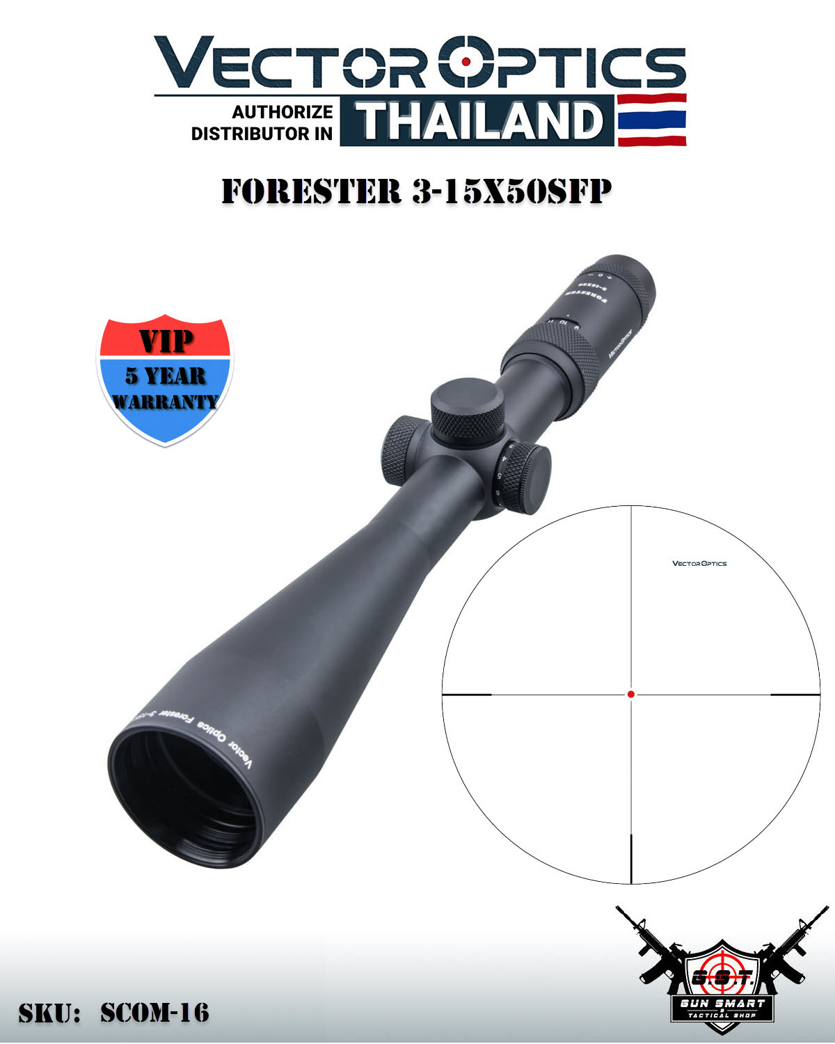 FORESTER 3-15X50SFP