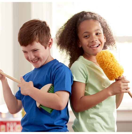 ชุดเล่นทำความสะอาด ในชุดมีอุปกรณ์ครบ ขนาดกะทัดรัด เหมาะสำหรับนักทำความสะอาด Play House Series Mop Melissa&Doug, ของเล่นเสริมพัฒนาการ, ของเล่น