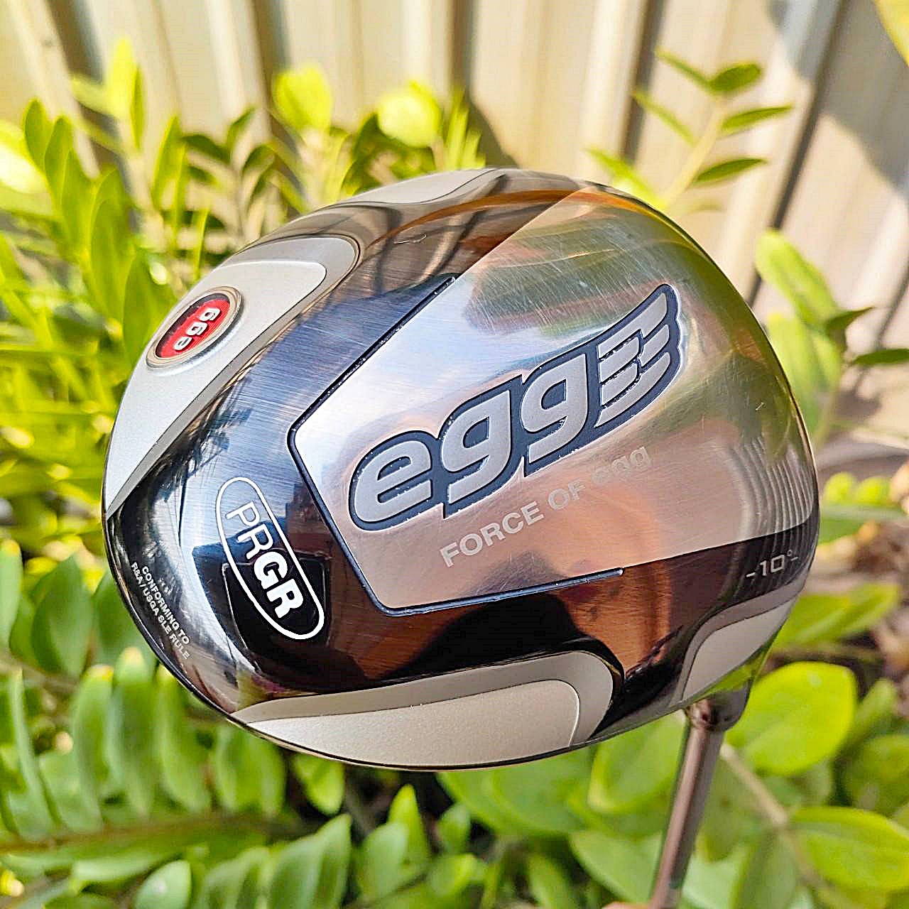 DRIVER PRGR EGG FORCE OF EGG องศา 10 ก้าน PRGR M-40 FLEX SHAFT สุดยอด Driver SUPER PREMIUM จากญี่ปุ่น หน้าสวีตสปอตกว้างมากๆ ตีง่าย ไม้กอล์ฟพรีเมี่ยมมือสอง ของแท้ By NakaraLuxurious