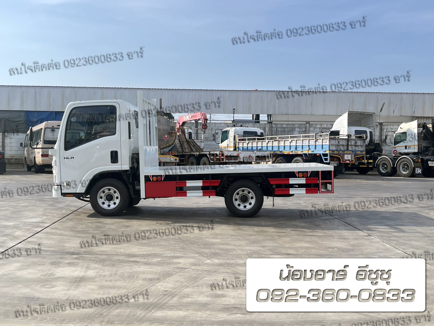 4 ล้อ ISUZU NLR Euro5 Max พื้นเรียบ
