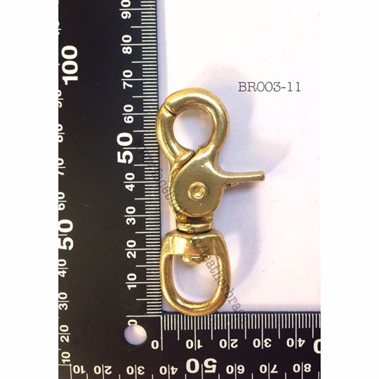 BR003 ตะขอทองเหลืองแท้ Leatherbrass **ราคาต่อชิ้น** อะไหล่กระเป๋า