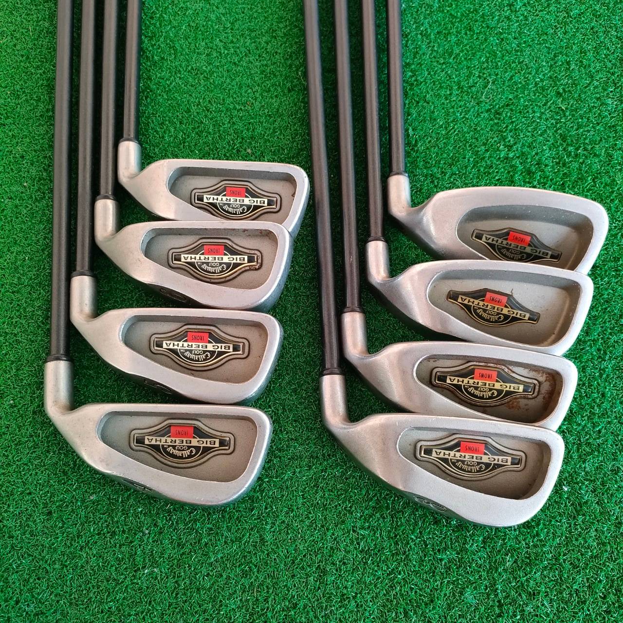 ชุดเหล็ก CALLAWAY BIG BERTHA มีเหล็ก 4 - 9 PW SW ก้าน RCH96 FLEX FIRM ชุดเหล็กยอดนิยมตลอดกาล