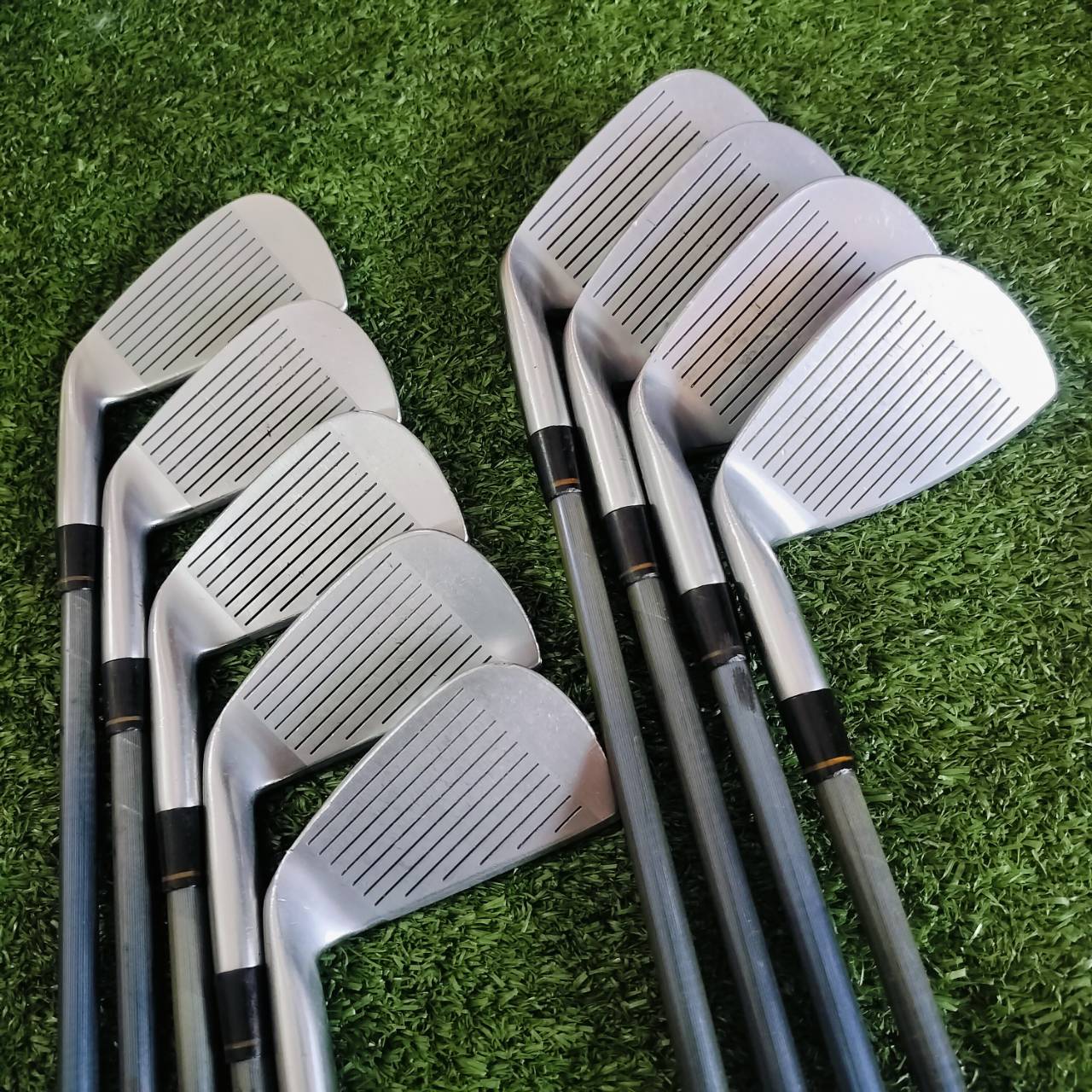 ชุดเหล็ก HONMA-LB 708 H & F CAVITY รุ่นดังอีกรุ่น เหล็ก FORGED JAPAN SAKATA ตีง่ายมาก ได้ฟีลลิ่งนุ่มนวล ใบไม่ใหญ่ ให้สปินได้ดีมาก ไม้กอล์ฟพรีเมี่ยมมืองสองญี่ปุ่น By NakaraLuxurious